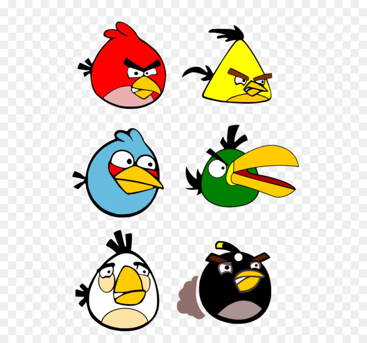 Angry Birds Star Wars Ii Desktop Wallpaper Clip Ar - Angry Birds Cartoon Characters - HD Wallpaper 
