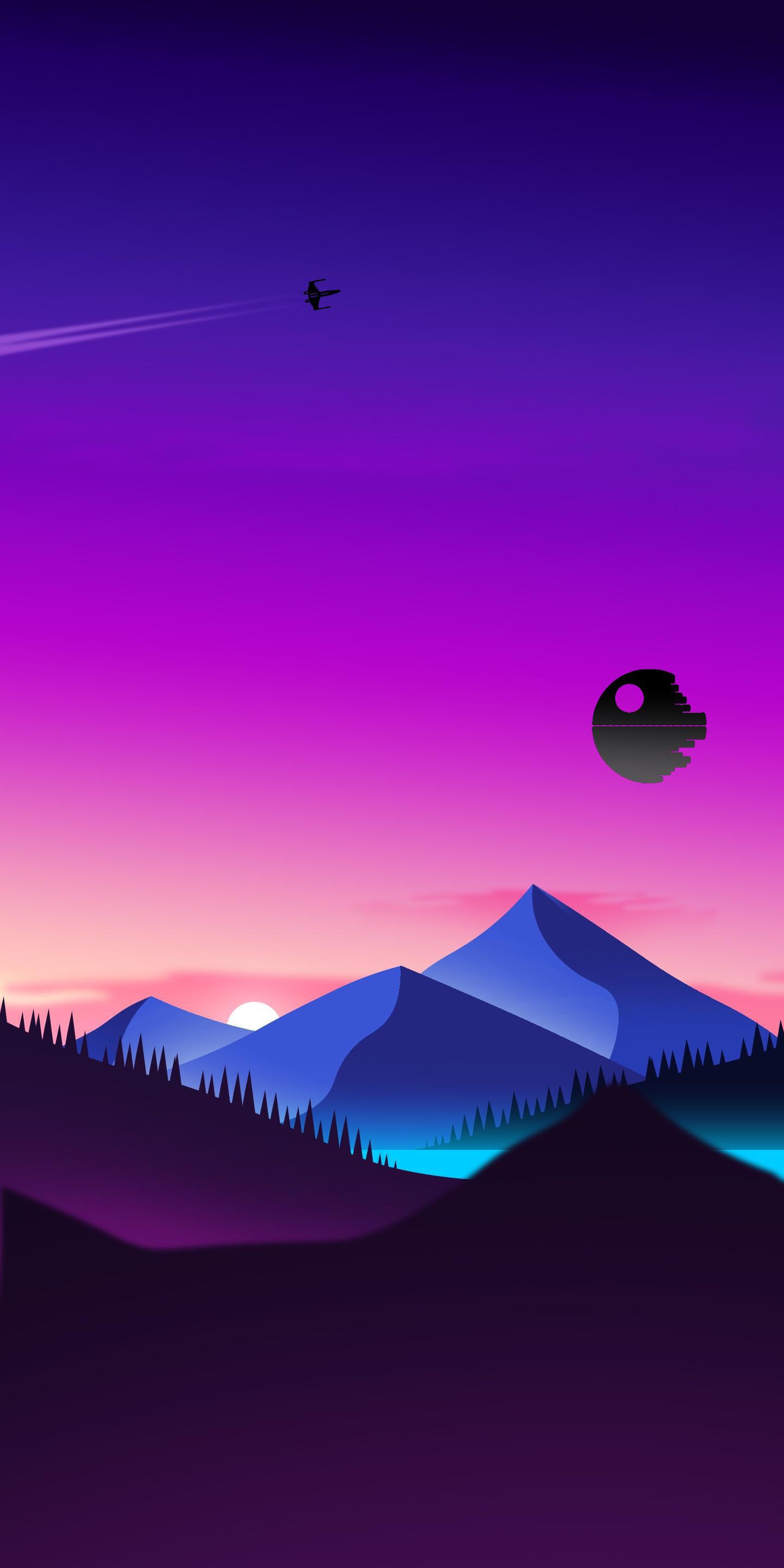 Star Wars Wallpaper Minimalist - HD Wallpaper 