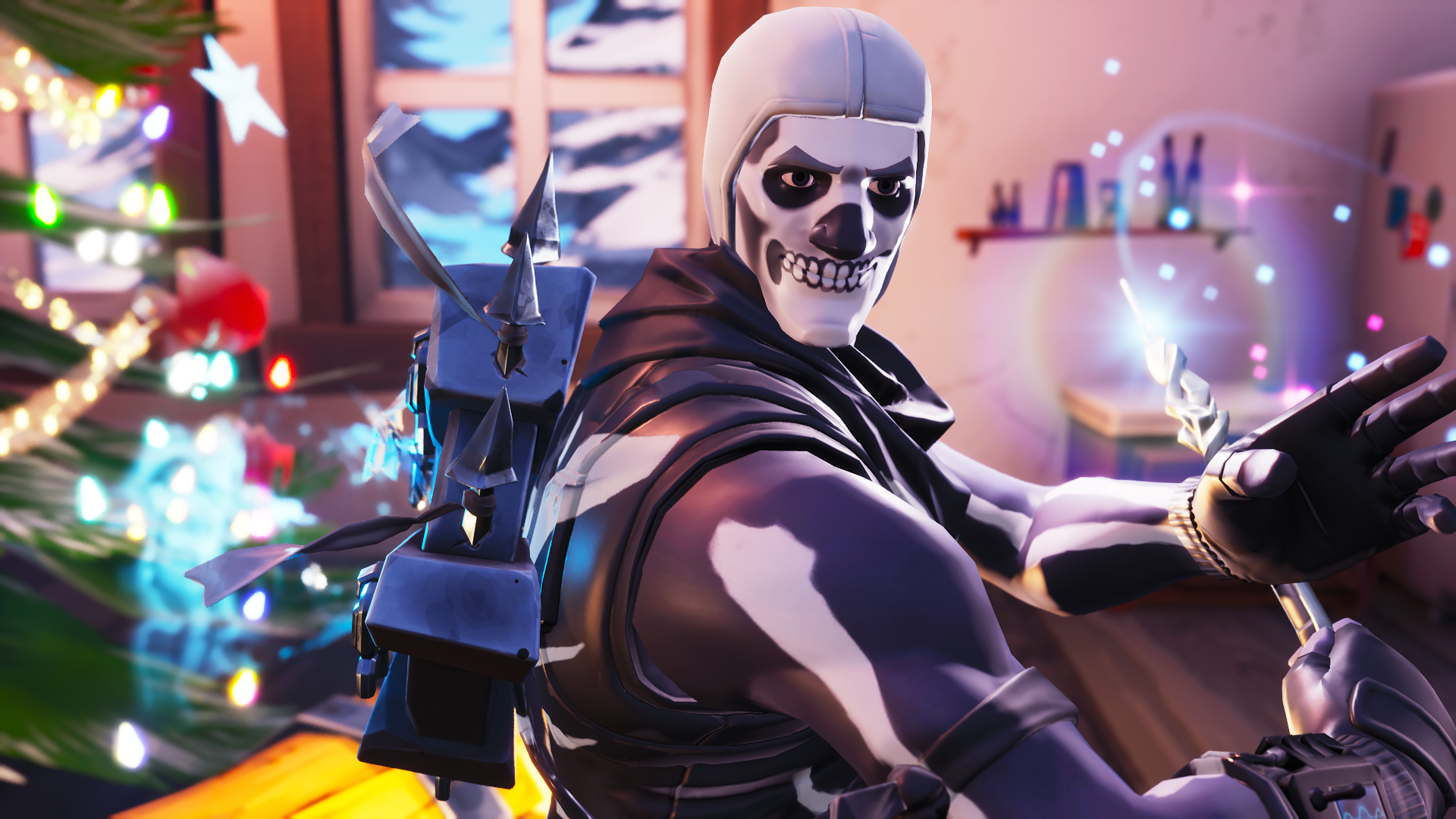 Fortnite Skull Trooper Wallpaper Hd - HD Wallpaper 