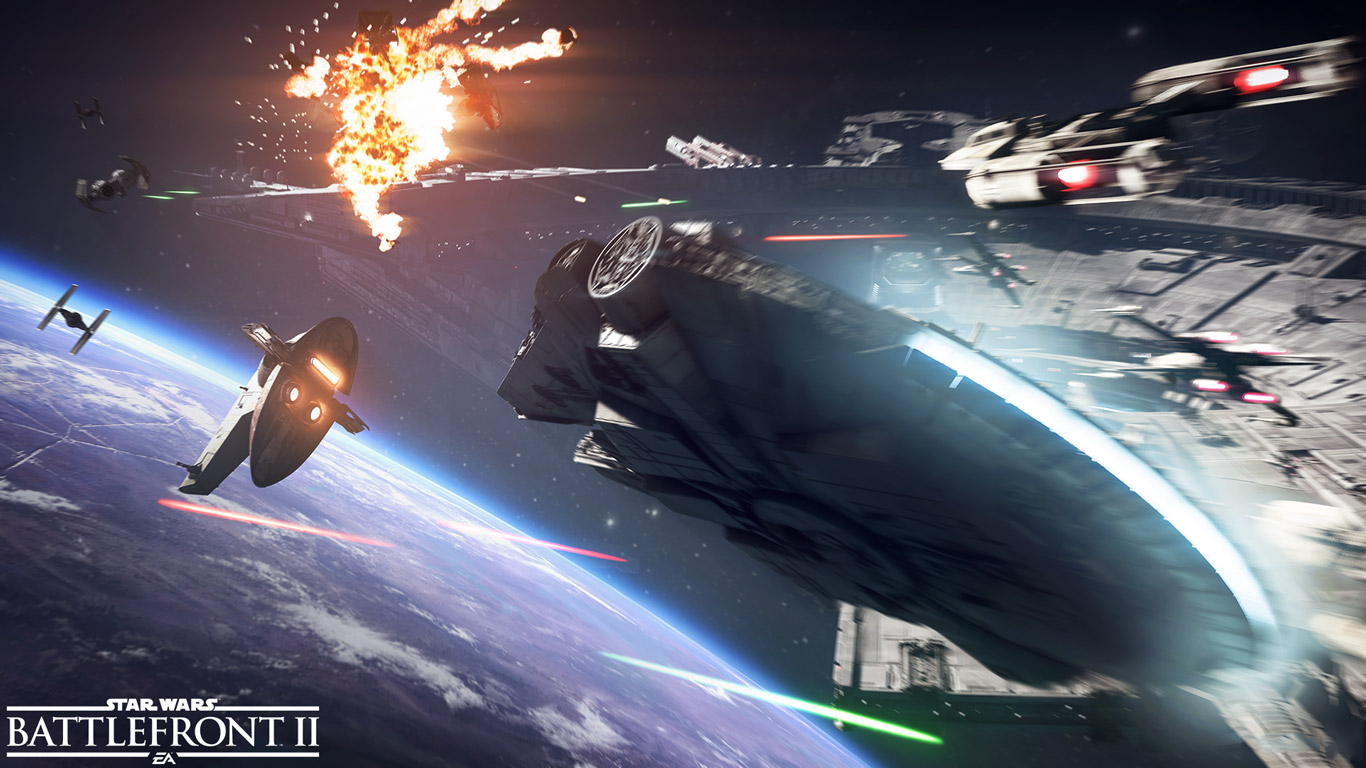 Battlefront Ii Wallpaper In - Battlefront 2 Starfighter Assault - HD Wallpaper 