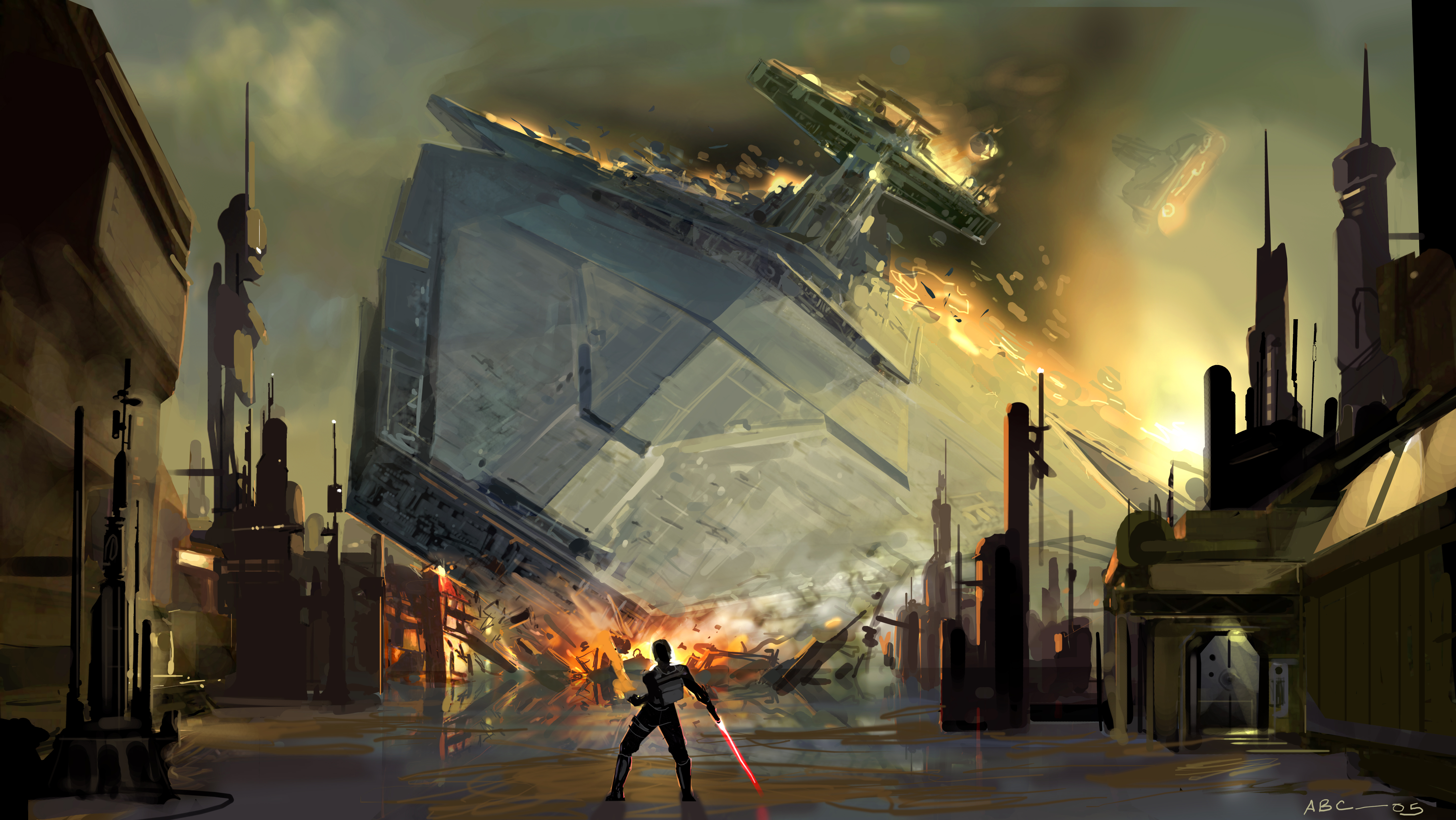 Force Unleashed Concept Art - HD Wallpaper 