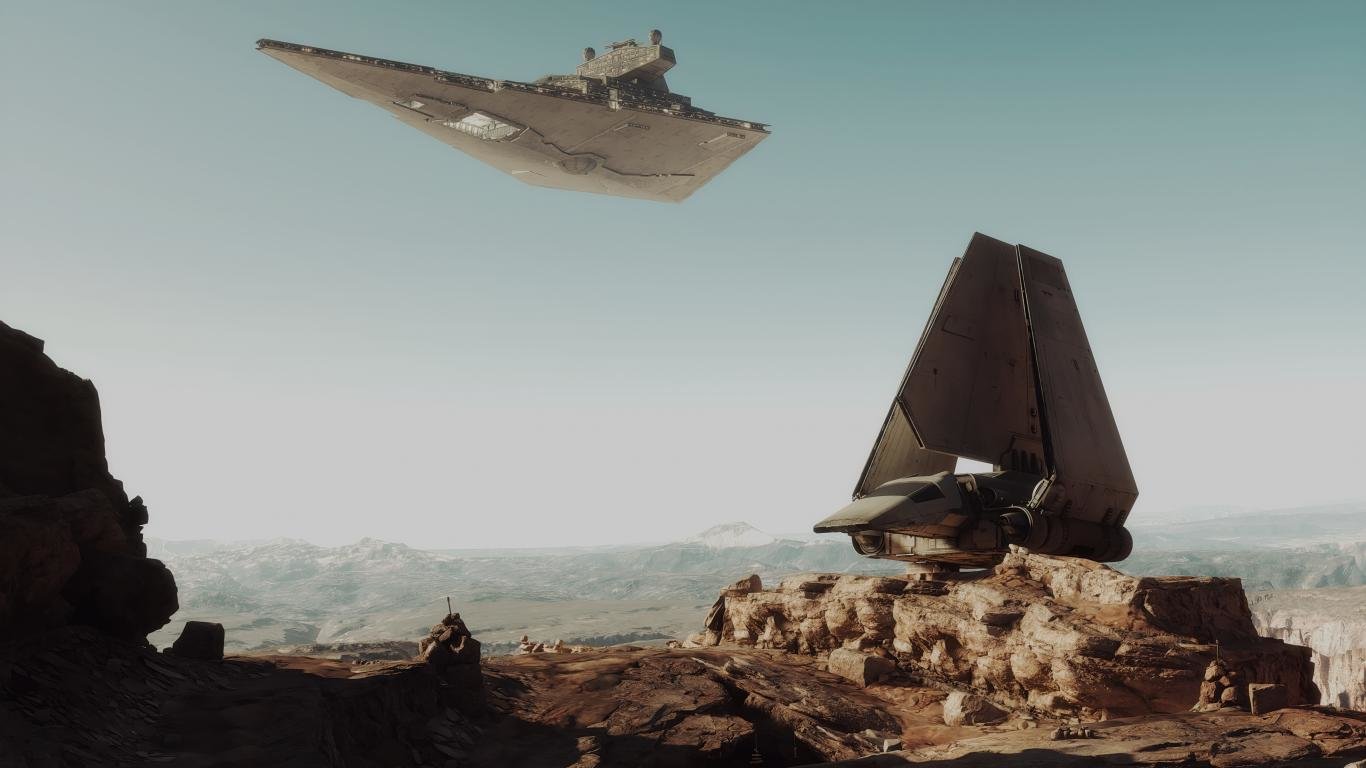 High Resolution Star Wars Battlefront Hd Wallpaper - Star Destroyer Wallpaper Star Wars Hd - HD Wallpaper 