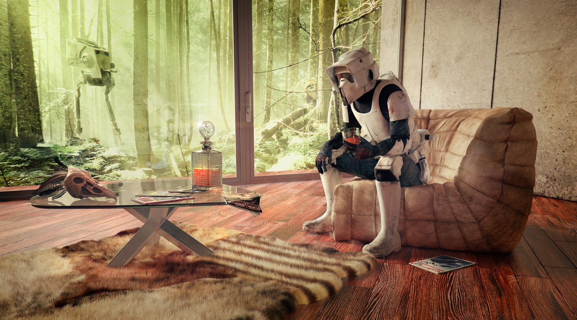 Star Wars Endor Scout Trooper - HD Wallpaper 