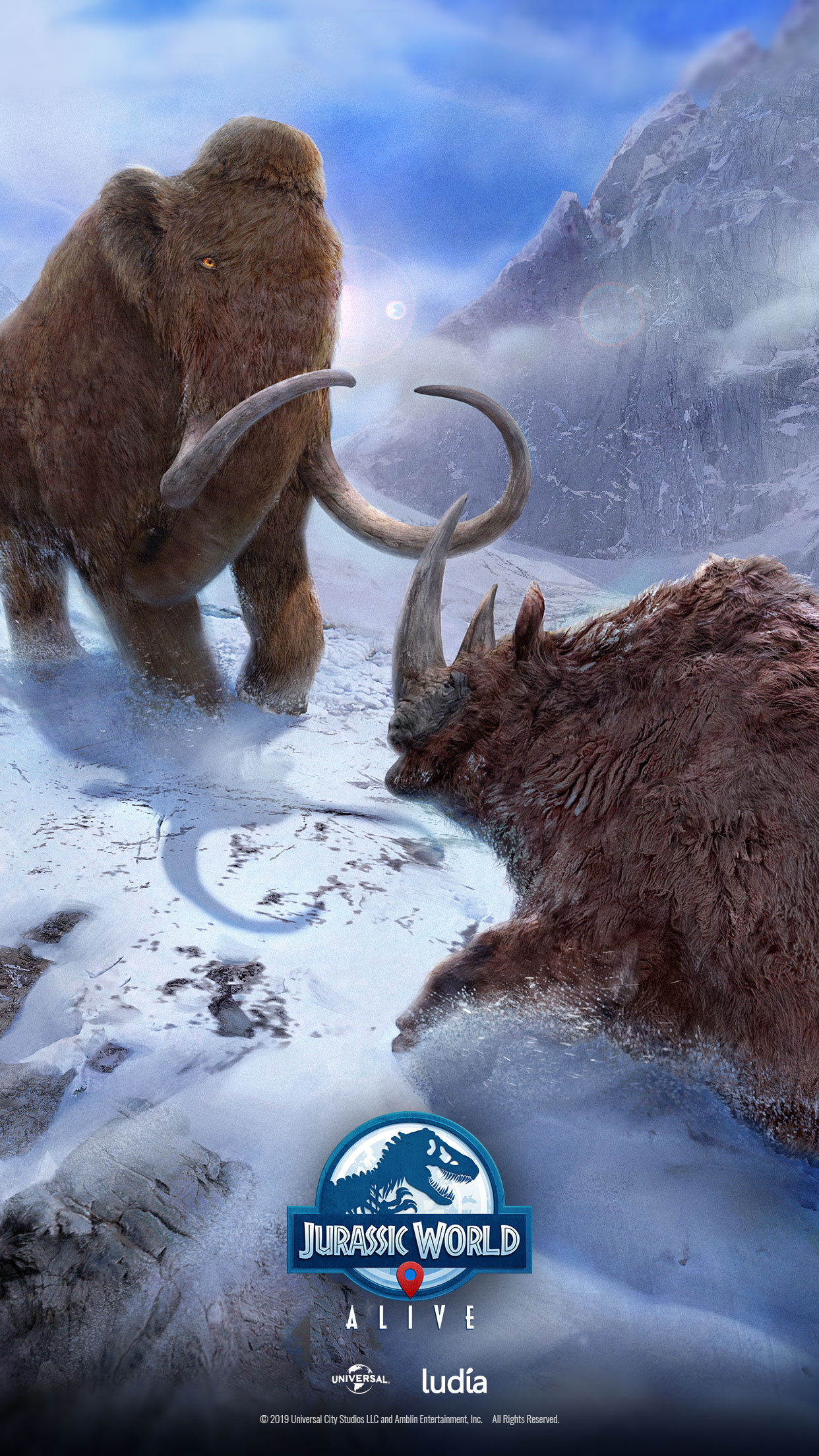 Jurassic World Alive Woolly Mammoth - HD Wallpaper 