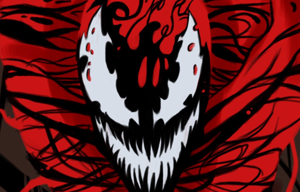 Carnage Face Paint - HD Wallpaper 