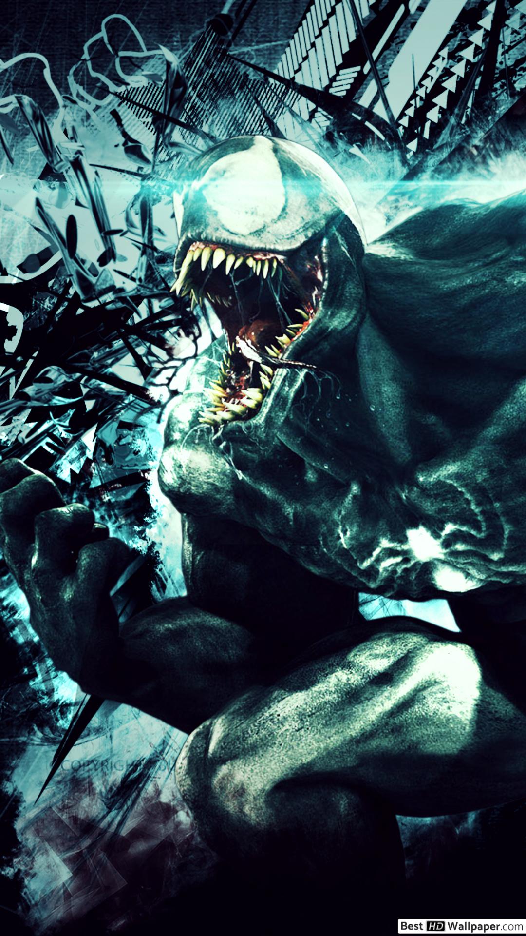 Venom Spiderman - HD Wallpaper 