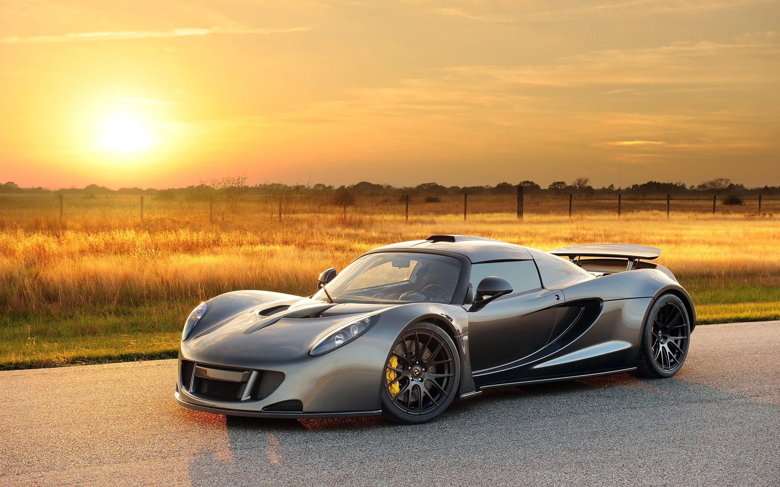 Hennessey Venom Gt Hennessey Supercar Car Vehicle Silver - Hennessey Venom Wallpaper Hd - HD Wallpaper 