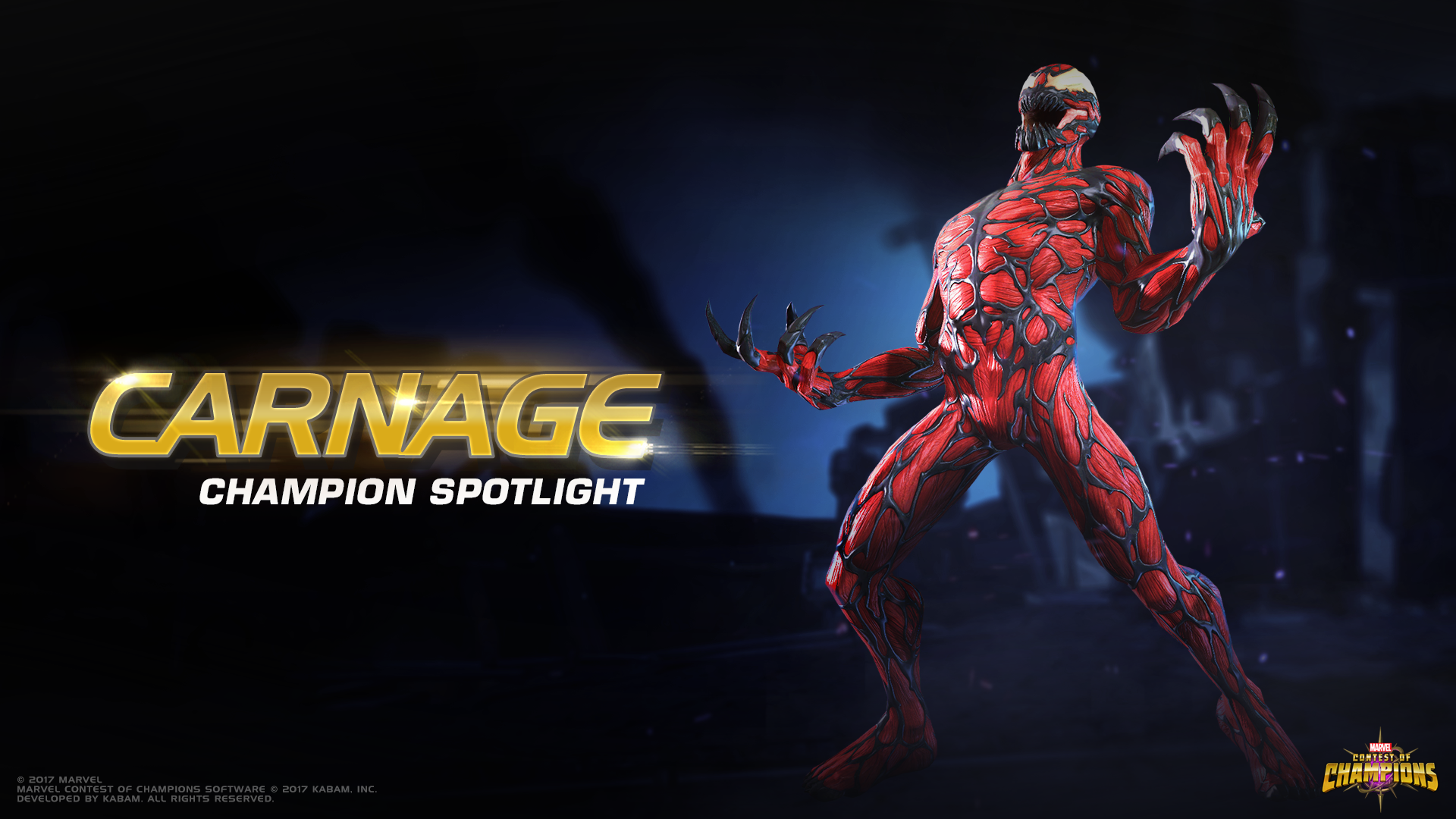 Marvel Contest Of Champions Carnage - HD Wallpaper 