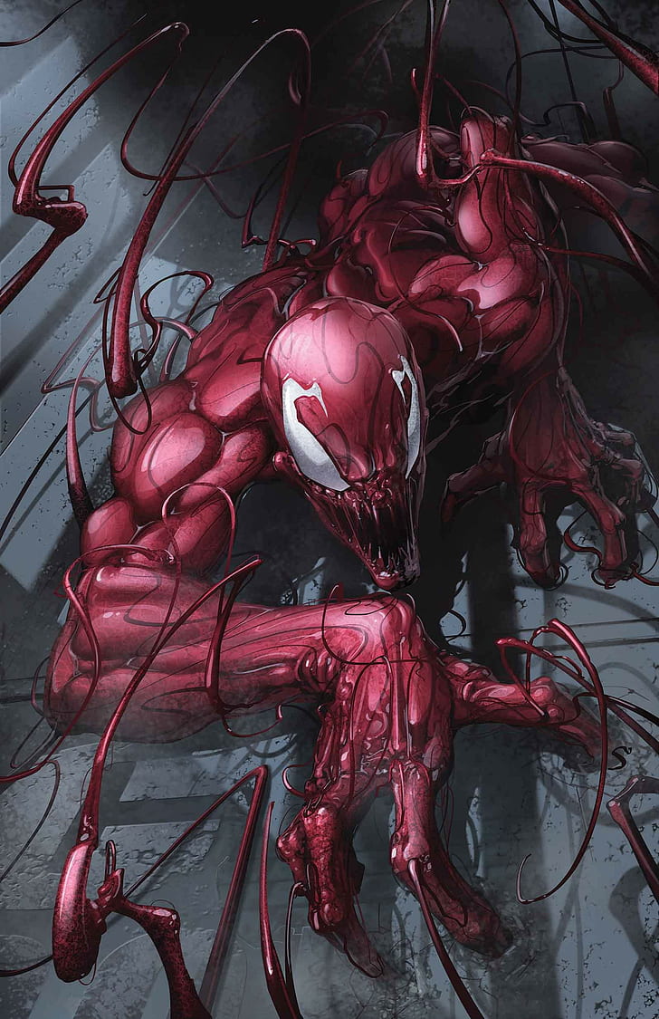 Artwork, Marvel Comics, Carnage, Hd Wallpaper - Carnage Marvel - HD Wallpaper 