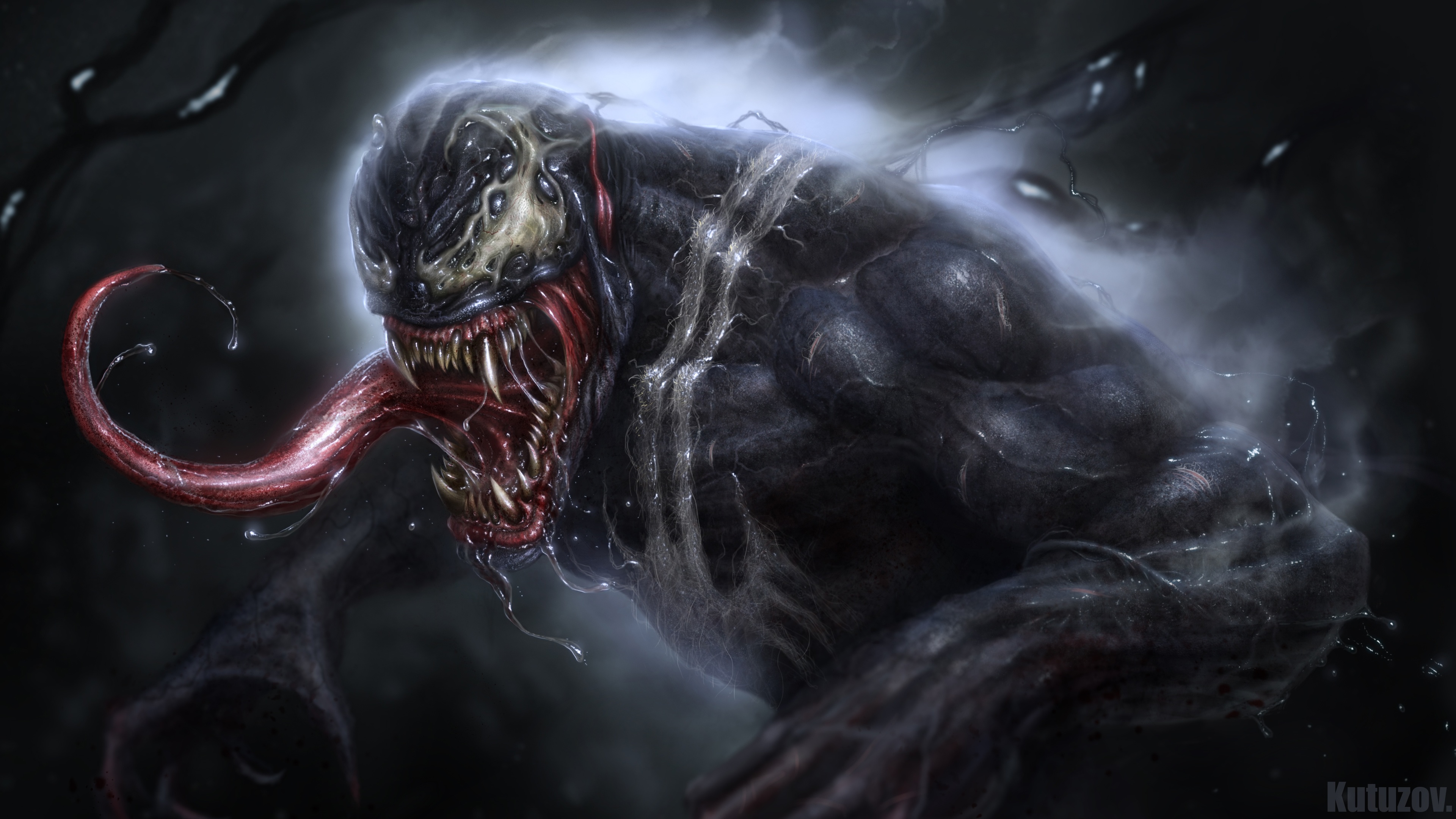 Venom Marvel 5k - Cool Marvel Wallpapers Hd - HD Wallpaper 