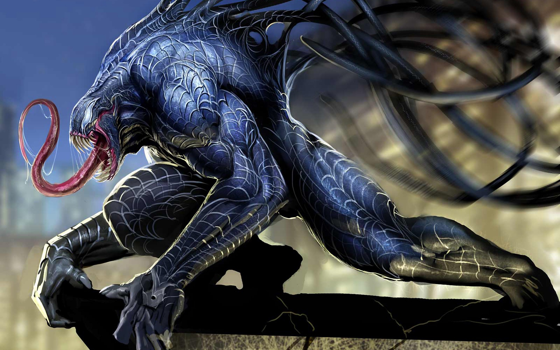 Marvel Comics Wallpaper Of Venom - HD Wallpaper 