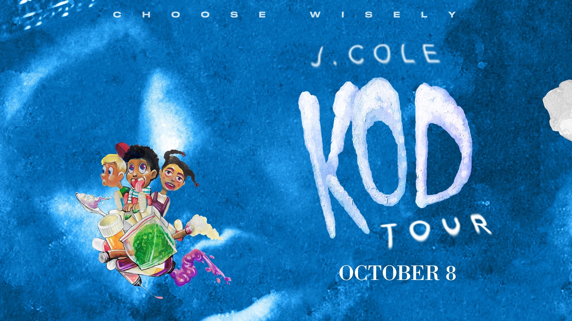 Cole 2018 Featuring Young Thug, Jaden Smith, Earthgang - Kod J Cole Tour - HD Wallpaper 