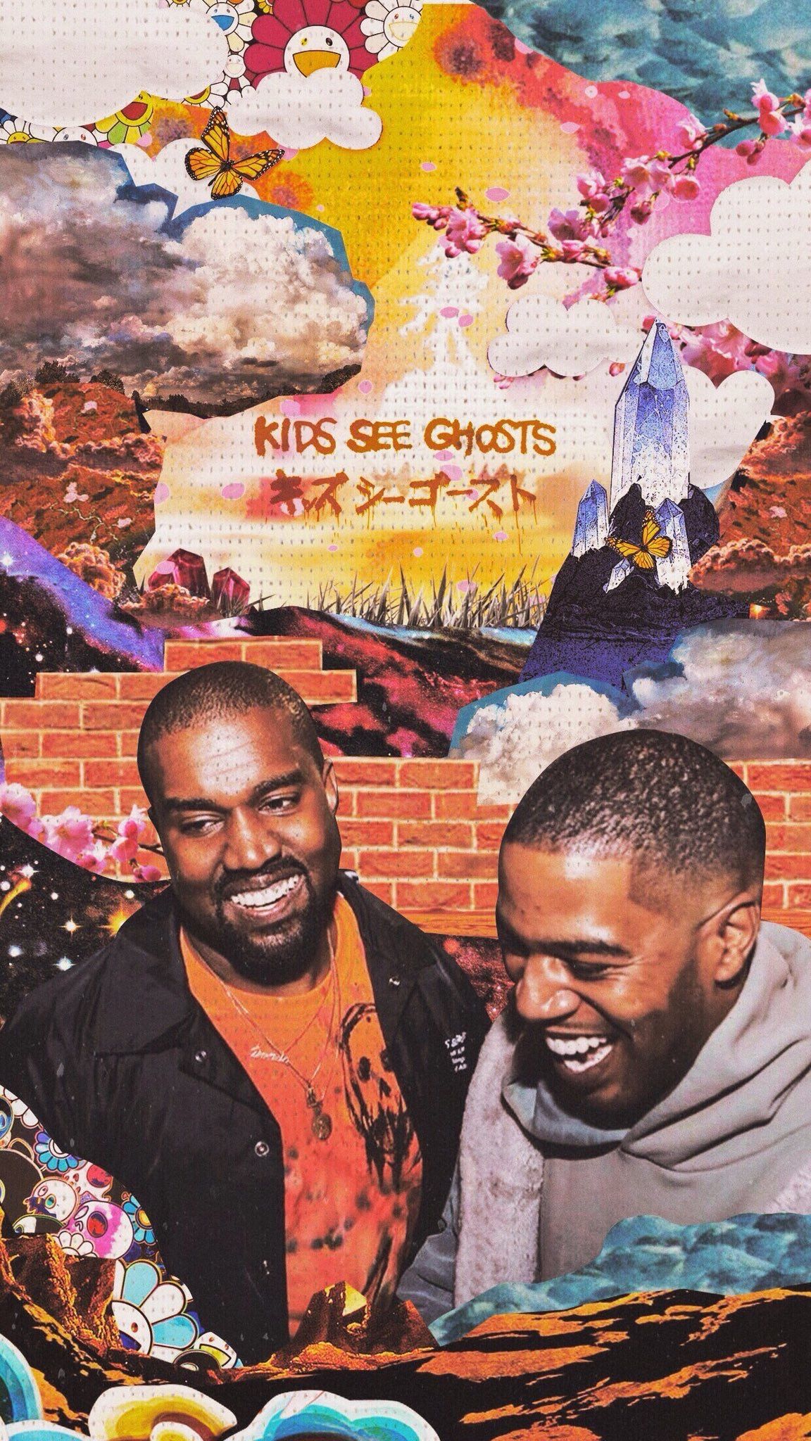 Kid Cudi And Kanye West Iphone - HD Wallpaper 