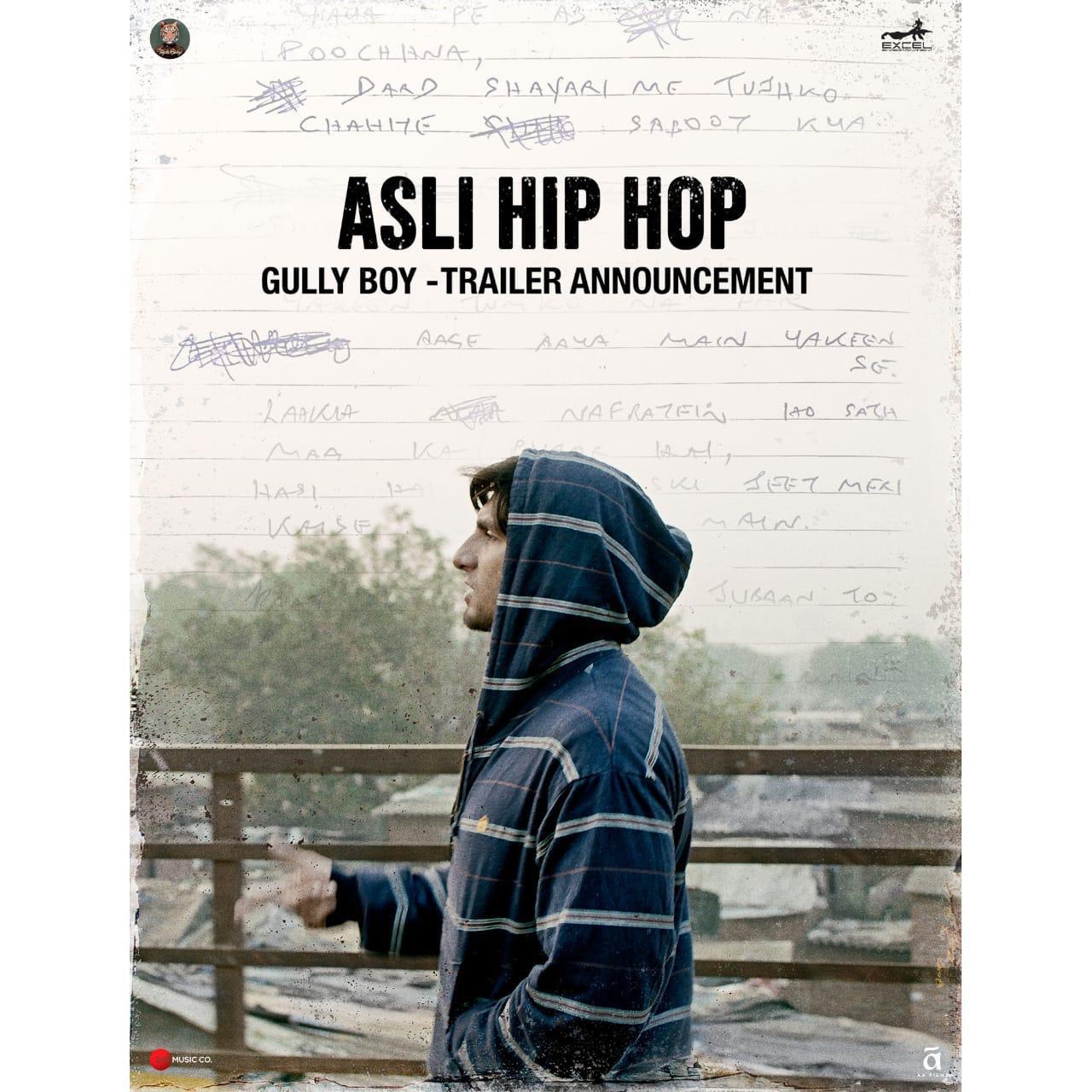 Gully Boy Asli Hip Hop Poster - HD Wallpaper 