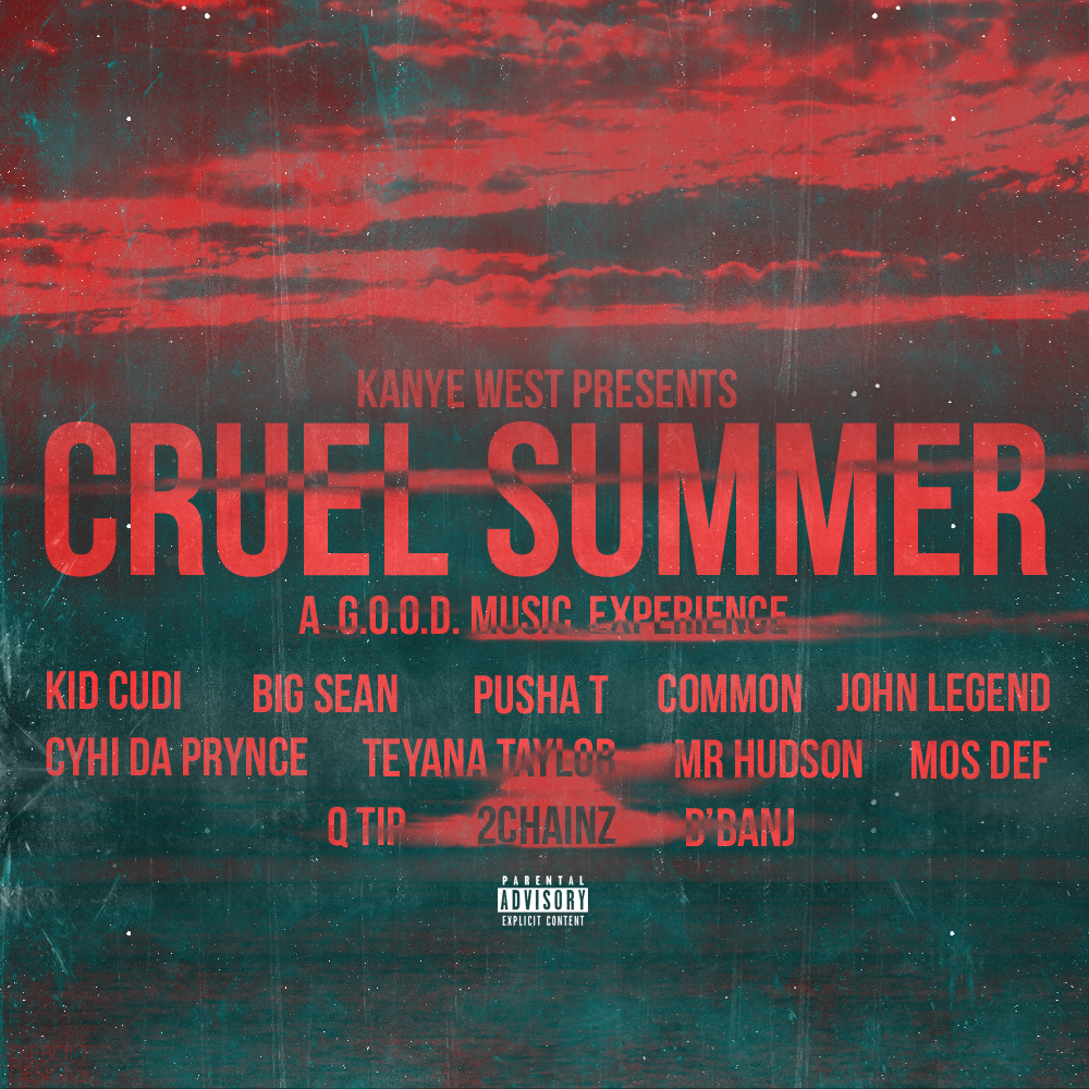 Kanye West Cruel Summer Alternate Cover 1000x1000 Wallpaper Teahub Io