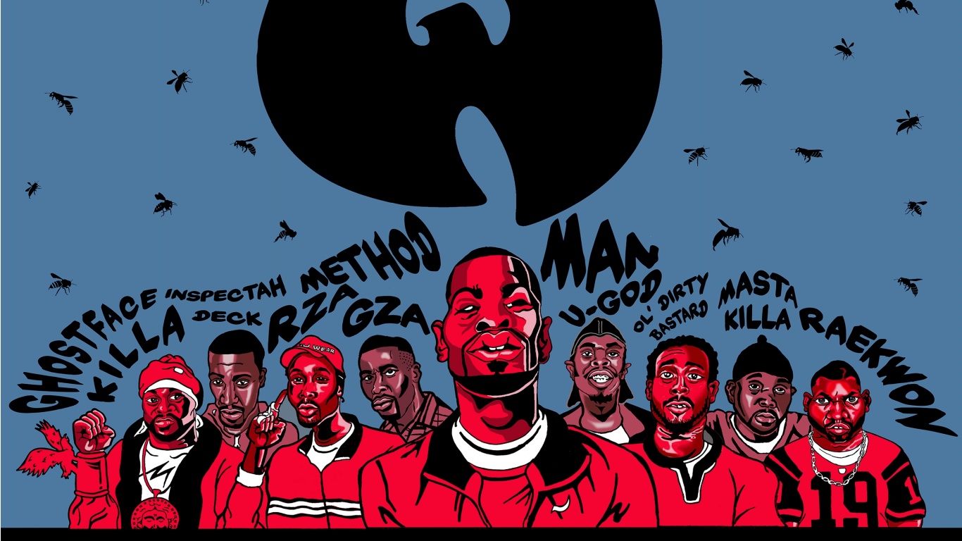 Wu Tang Clan Art - HD Wallpaper 