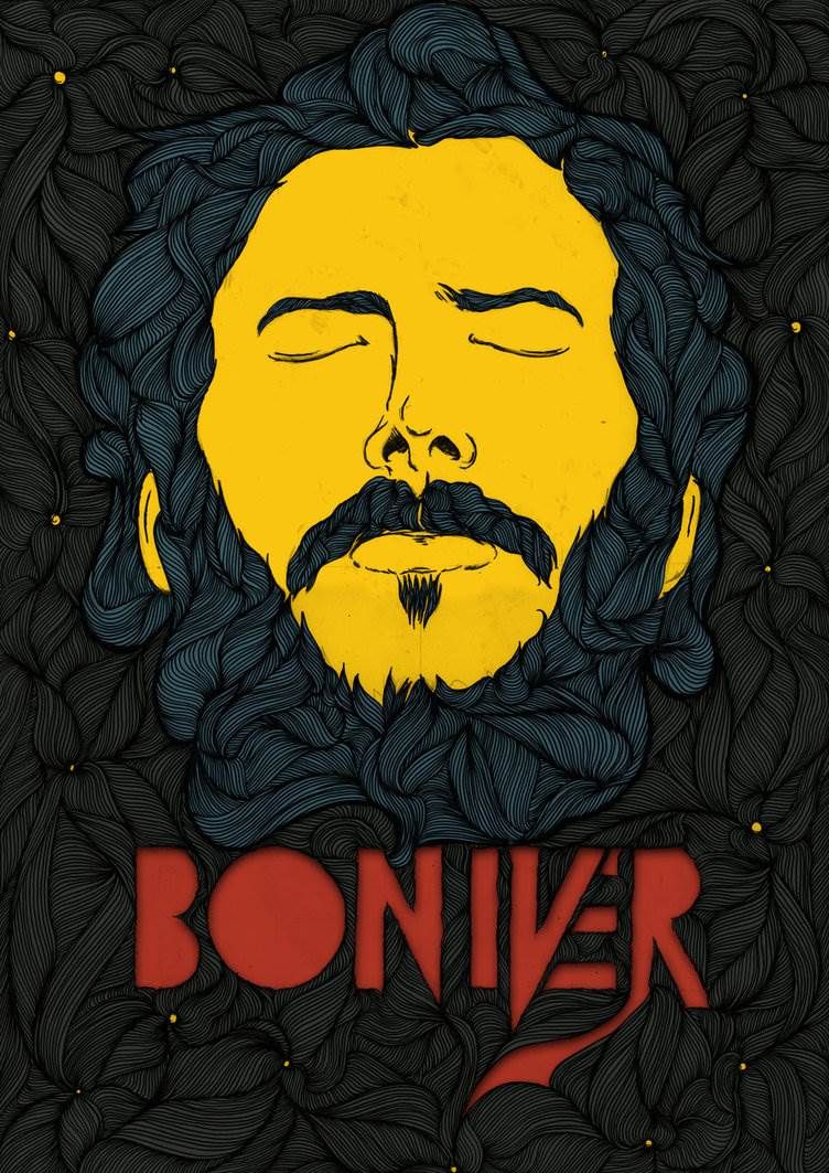 Bon Iver Stickers - HD Wallpaper 