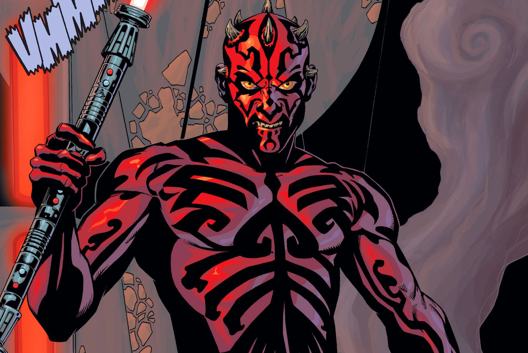 Darth Maul Star Wars Comics - HD Wallpaper 