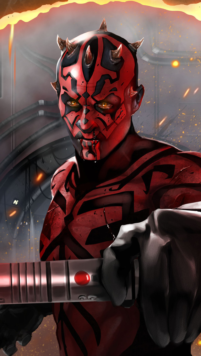 Darth Maul Fan Art - HD Wallpaper 