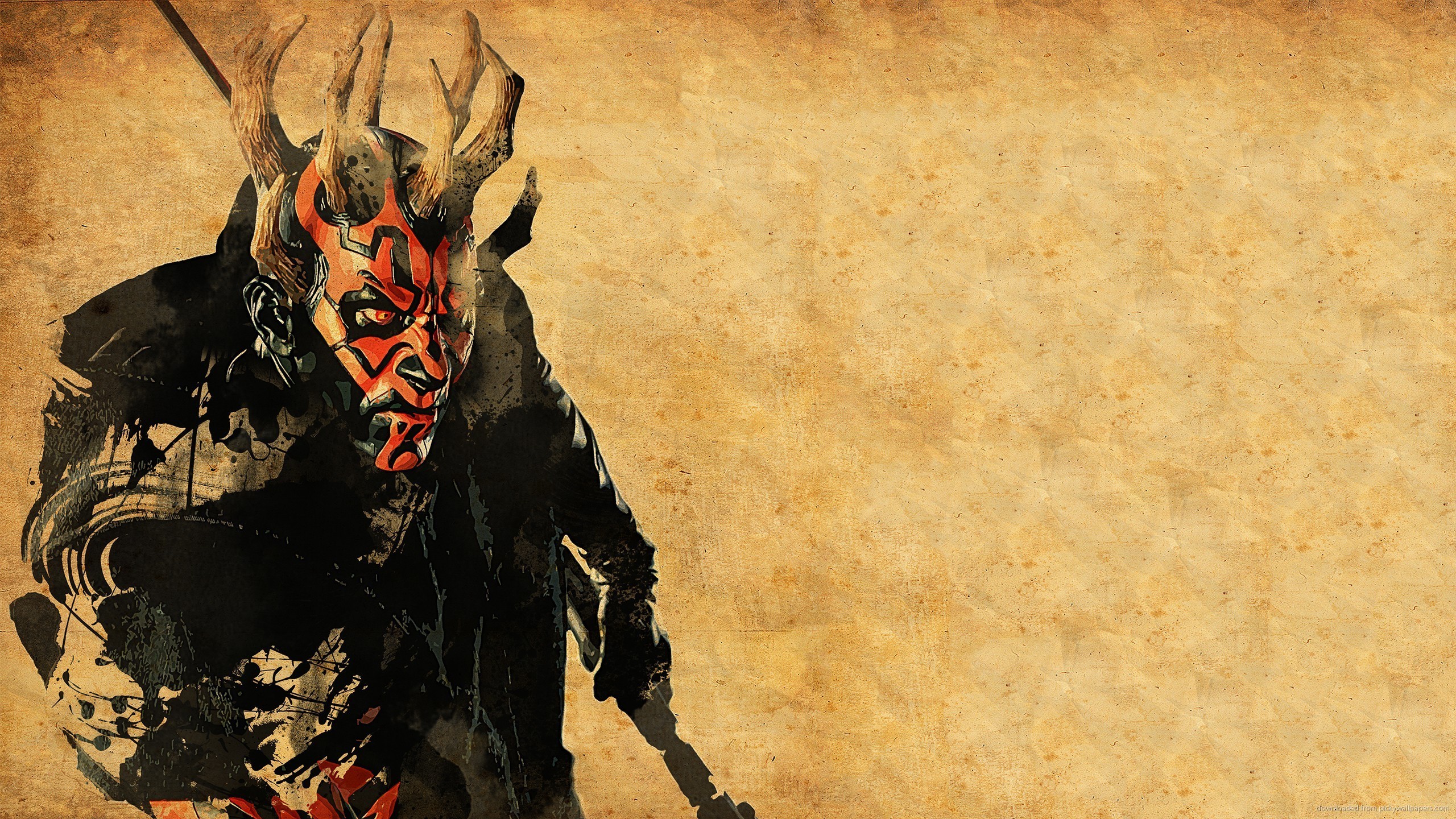 Horned Darth Maul For 2560×1440 - Darth Maul - HD Wallpaper 