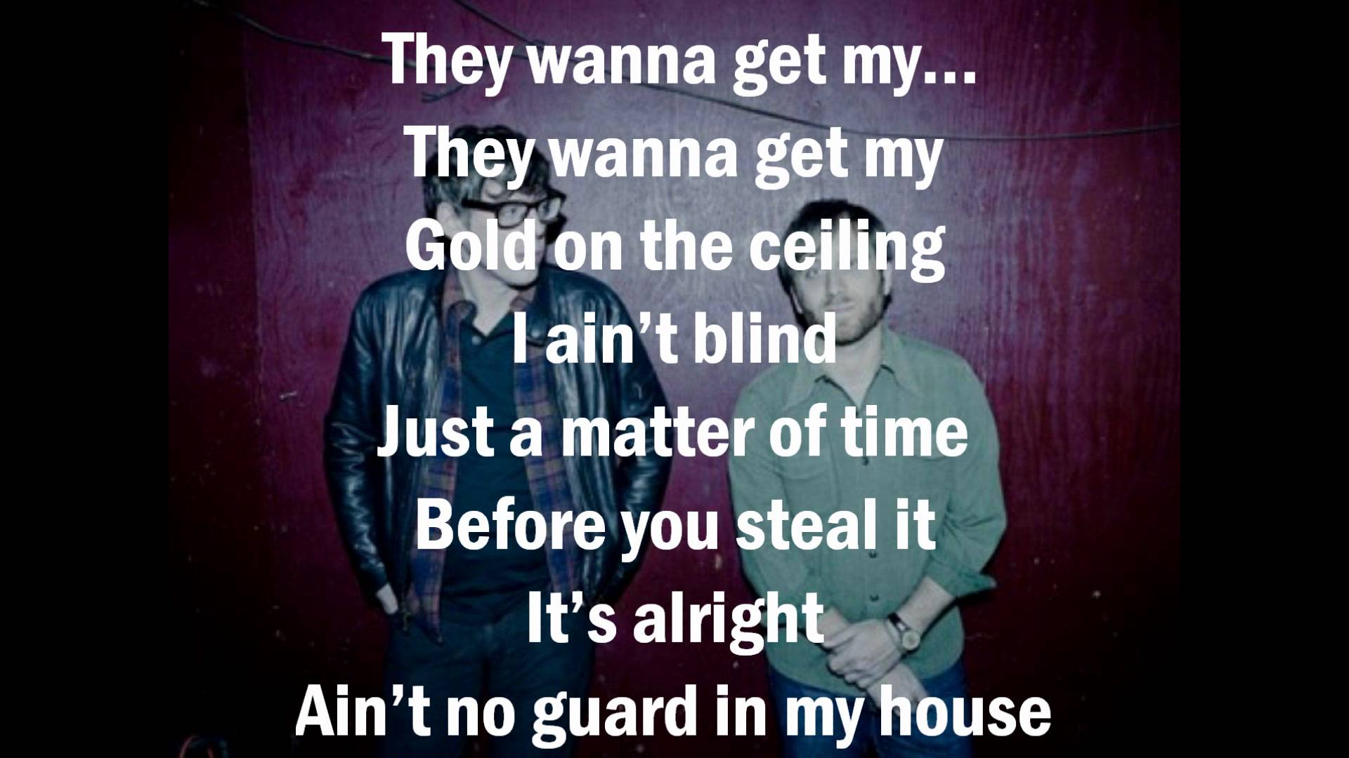 Black And Gold Lyrics 1 Background Wallpaper - Gold On The Ceiling Lyrics - HD Wallpaper 