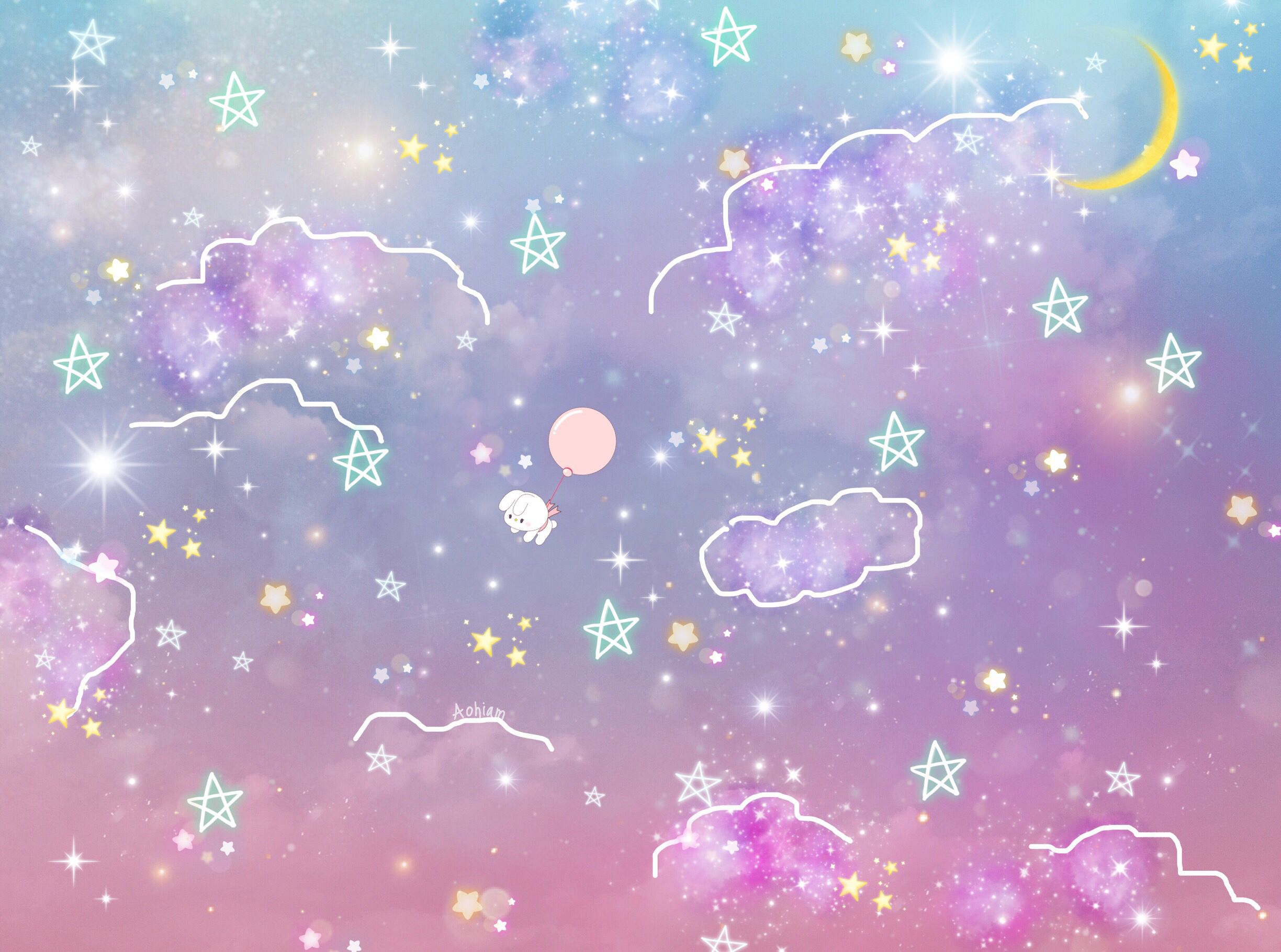 Pastel Cute Wallpaper For Laptop - 2448x1820 Wallpaper - teahub.io