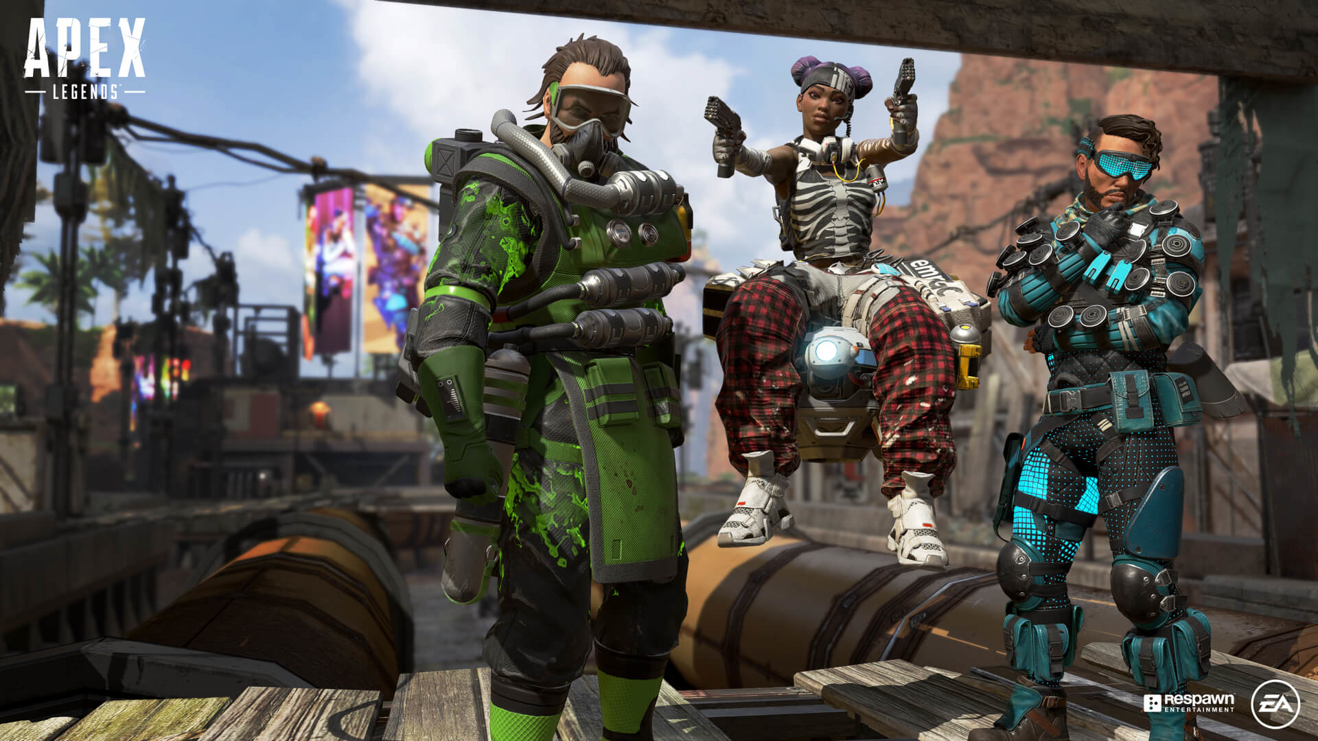 Apex Legends Team Wallpapers - Apex Legend Battle Pass - HD Wallpaper 