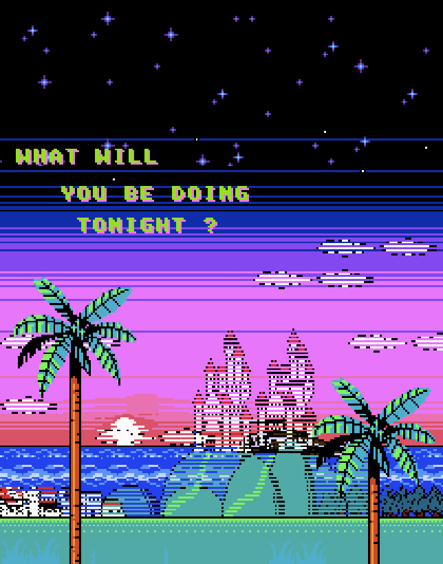 Vaporwave Wallpaper - Vaporwave 8 Bit - HD Wallpaper 