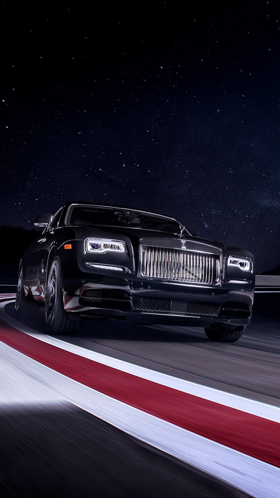 Rolls Royce Black Badge Wraith On Race Track 4k Ultra - Rolls Royce Wraith Wallpaper 4k - HD Wallpaper 
