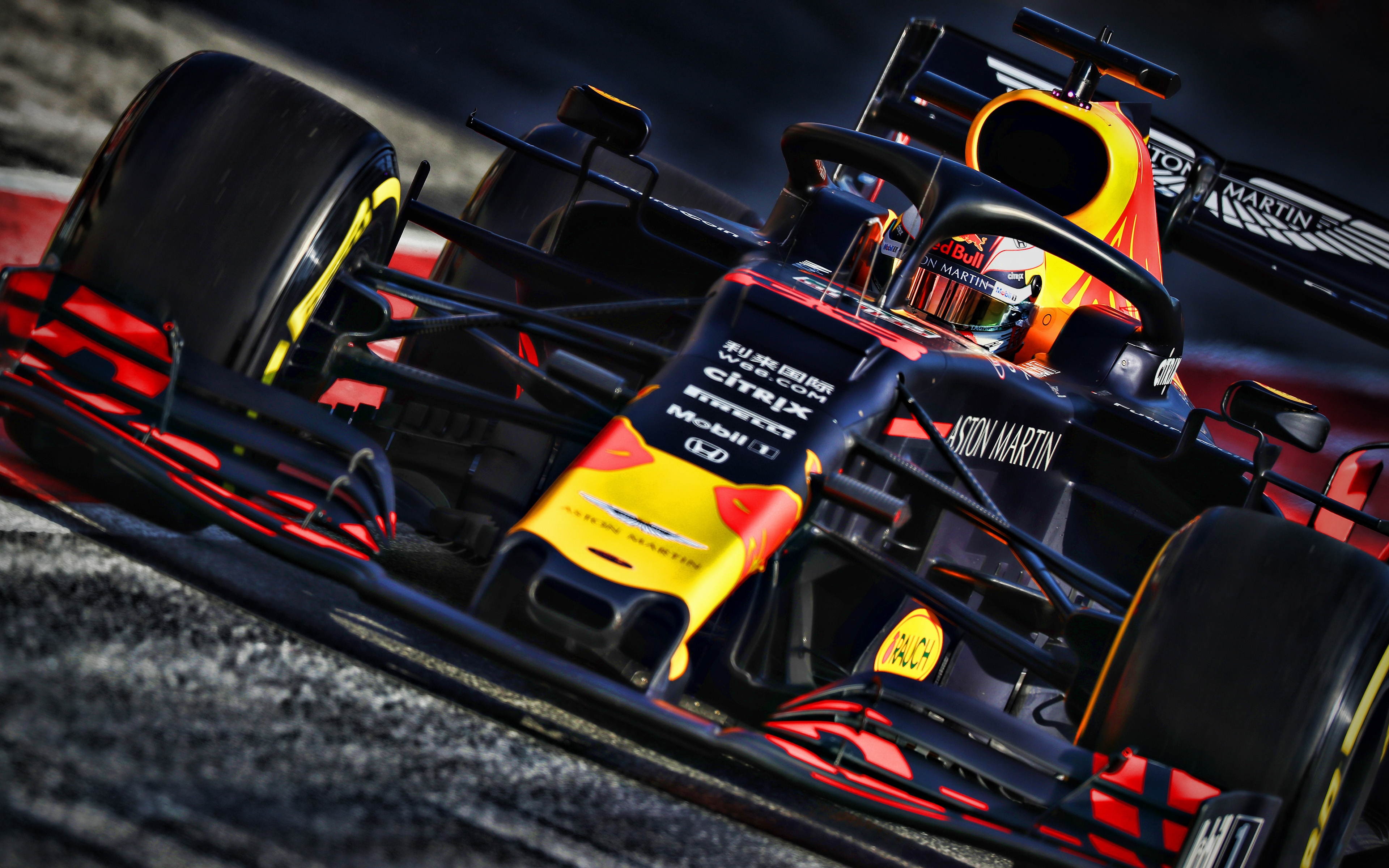 Max Verstappen, Red Bull Rb15, Raceway, 2019 F1 Cars, - レッドブル ホンダ F1 - HD Wallpaper 