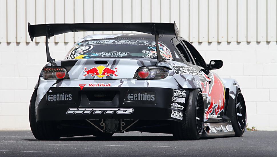 Mazda, Team, Widebody, Red Bull Racing, Spoiler, Competition, - Mazda Rx8 Tuning Drift - HD Wallpaper 