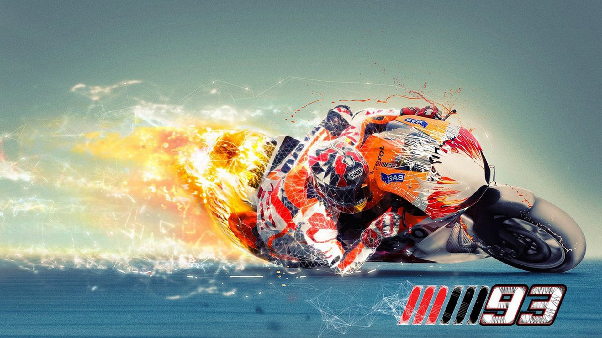 Wallpaper Motogp Marc Marquez - Marc Marquez Wallpaper Moto Gp - HD Wallpaper 