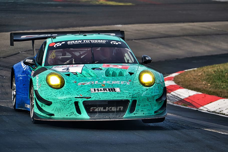 Porsche, Motorsport, Racing Car, Vln, Action, 911, - HD Wallpaper 