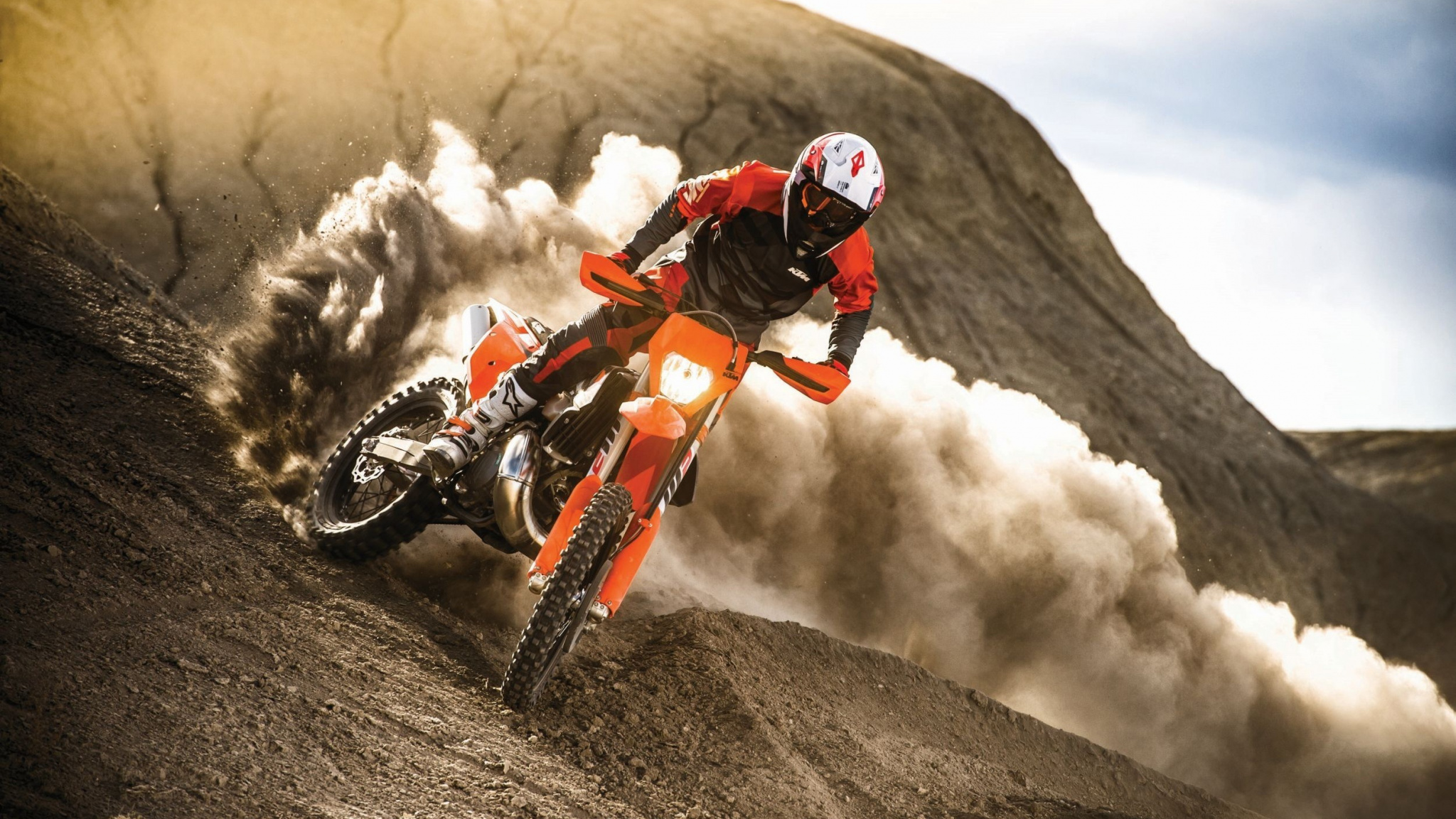 Motocross, Dusk, Bike, Race, Wallpaper - 1080p Motocross Wallpaper Hd - HD Wallpaper 