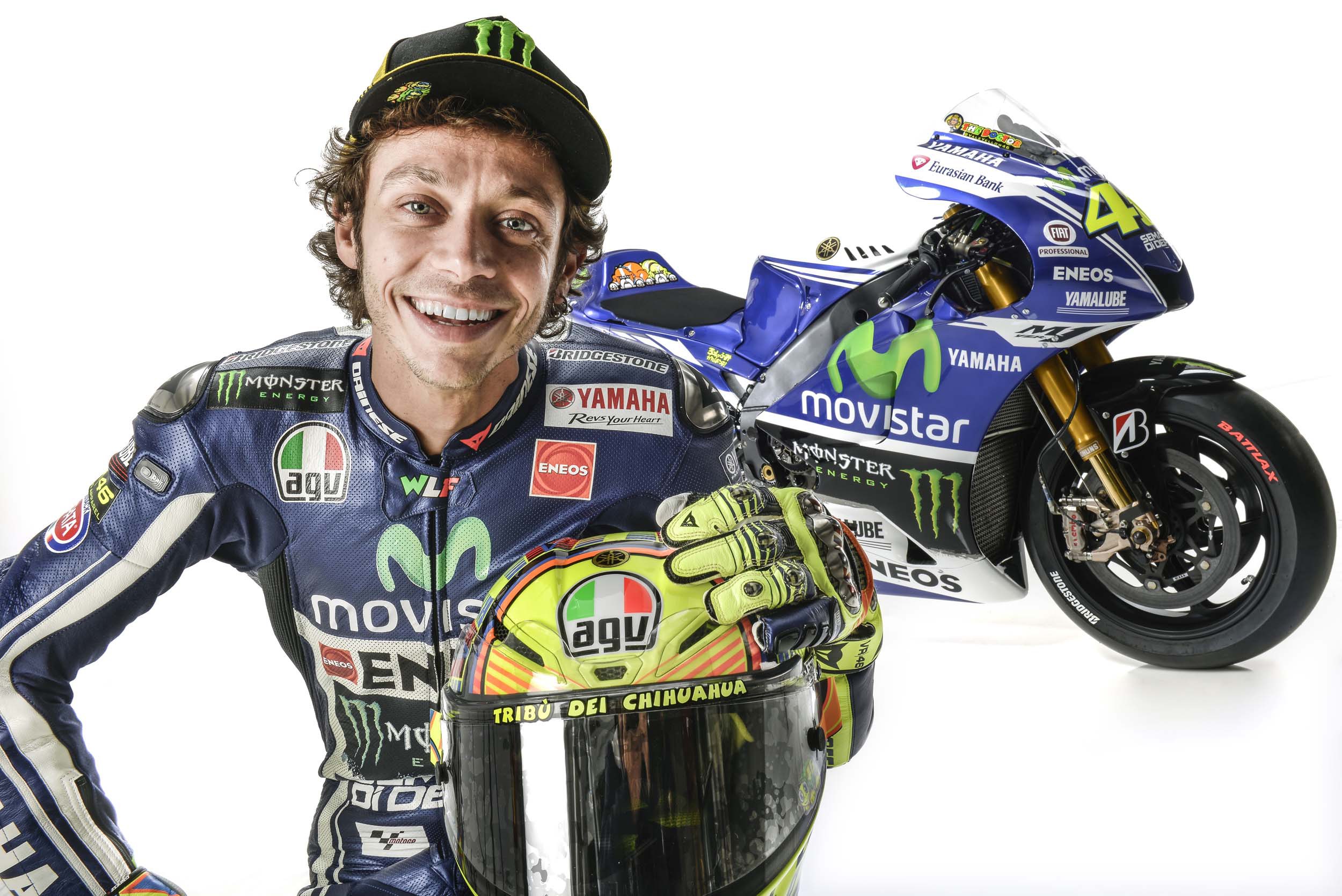 Valentino Rossi Yamaha Movistar Motogp 2014 Wallpaper - Di Valentino Rossi - HD Wallpaper 