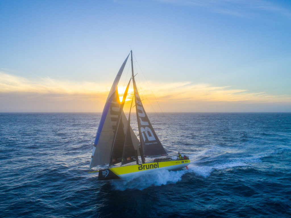 Volvo Ocean Race Sunset - HD Wallpaper 