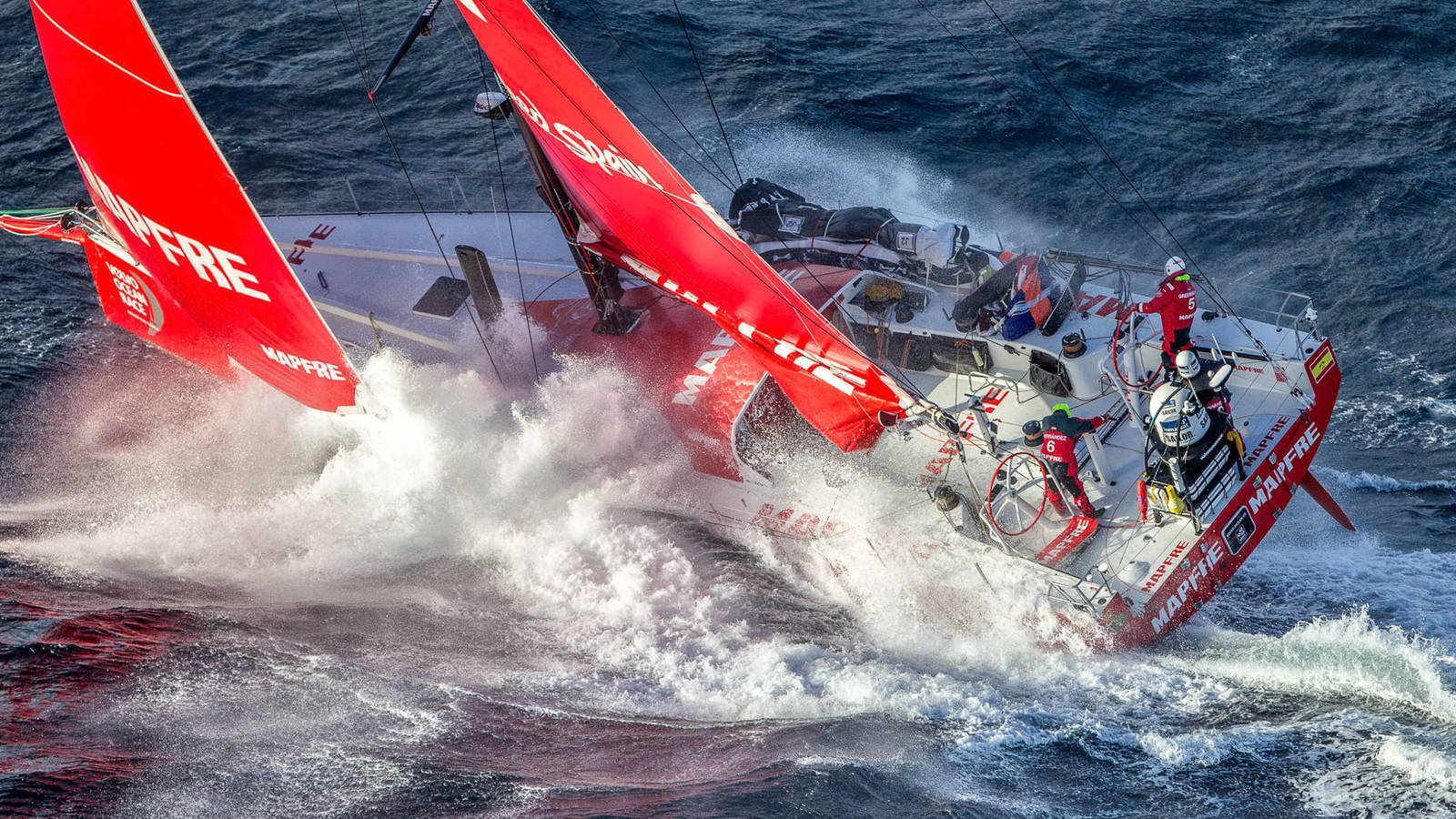 Imagen Del Mapfre, El Equipo Que Representará A España - Volvo Ocean Race 2017 - HD Wallpaper 