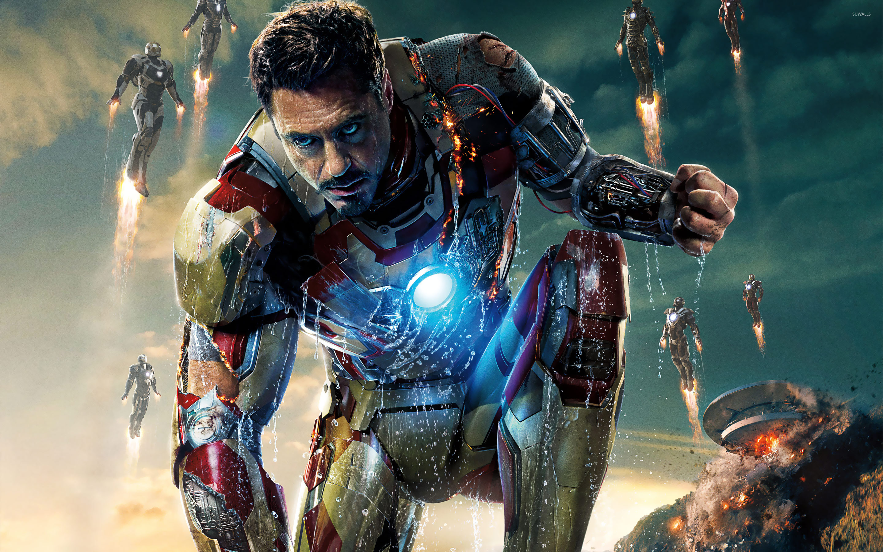 Iron Man Wallpaper Robert Downey Jr - HD Wallpaper 