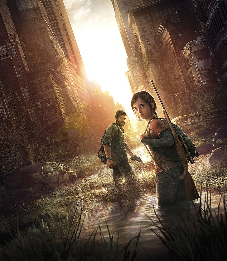 Joel, Ellie, The Last Of Us, 8k, 4k, Two People, Sunlight, - Last Of Us 8k - HD Wallpaper 