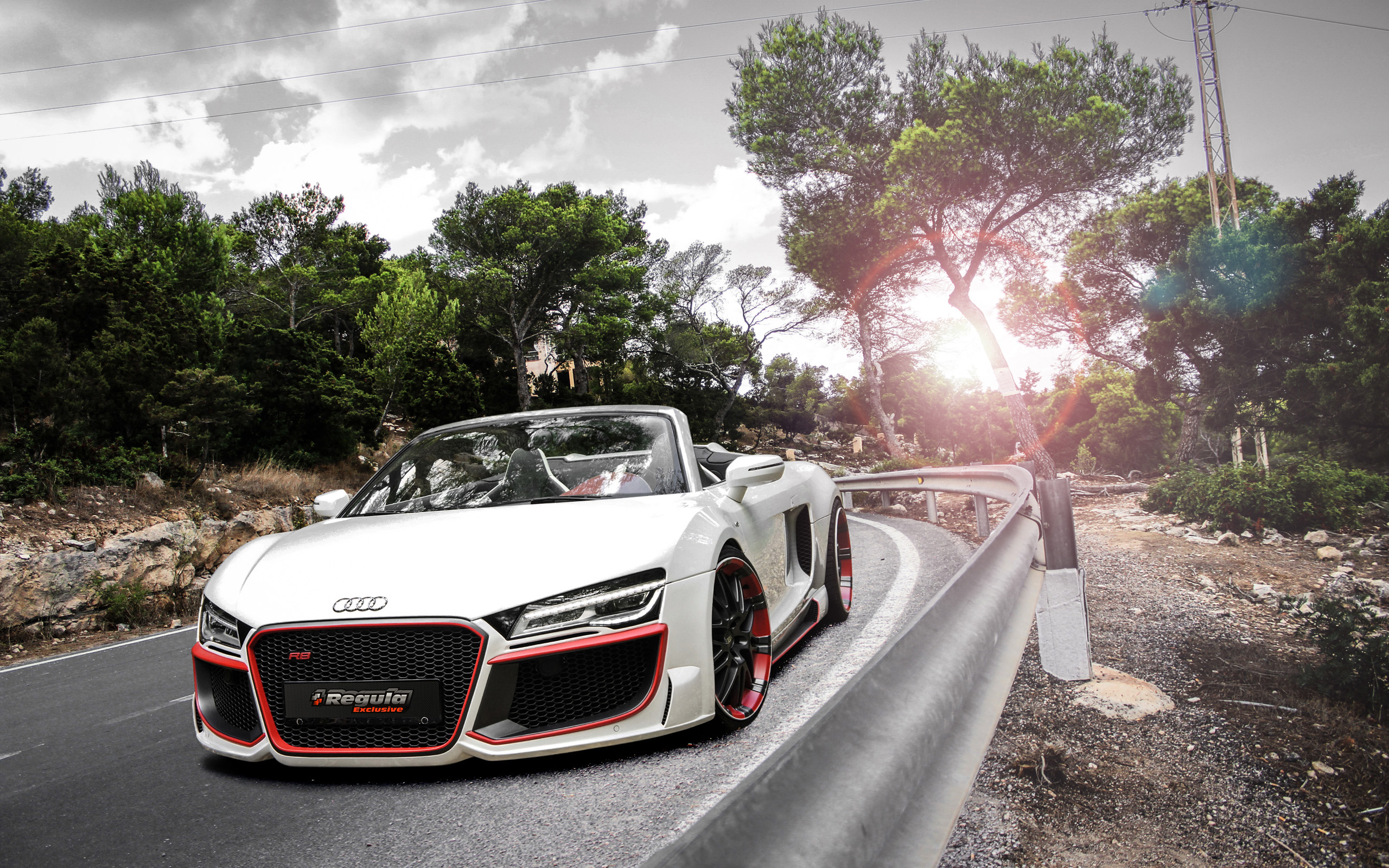 Audi R8 Spyder - HD Wallpaper 