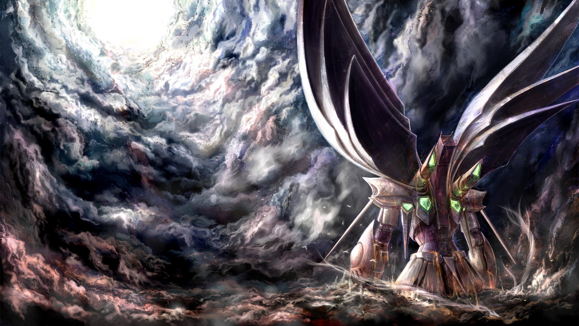 Wallpaper Super Robot Wars, Anime, Robot, Sky - Super Robot War 5 - HD Wallpaper 