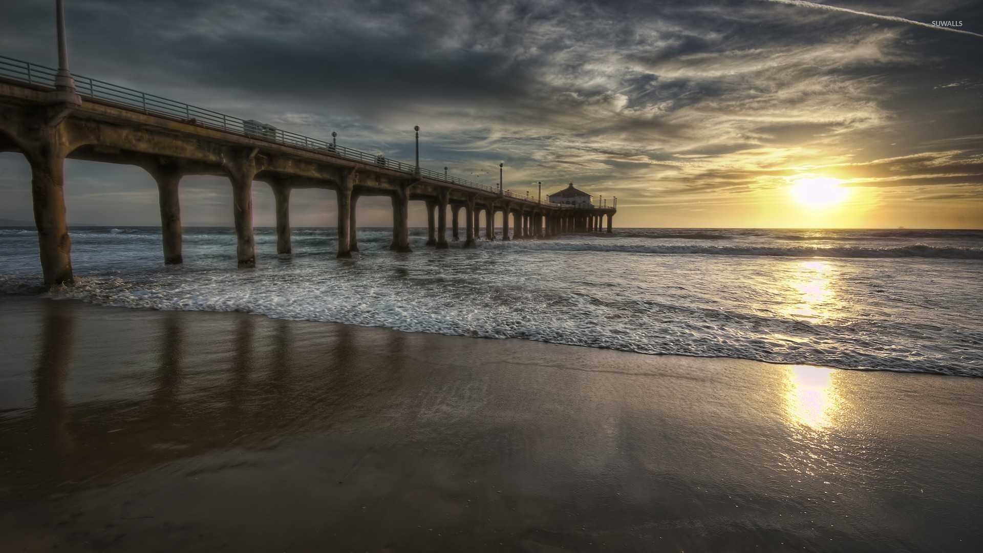 Manhattan Beach Hd - HD Wallpaper 