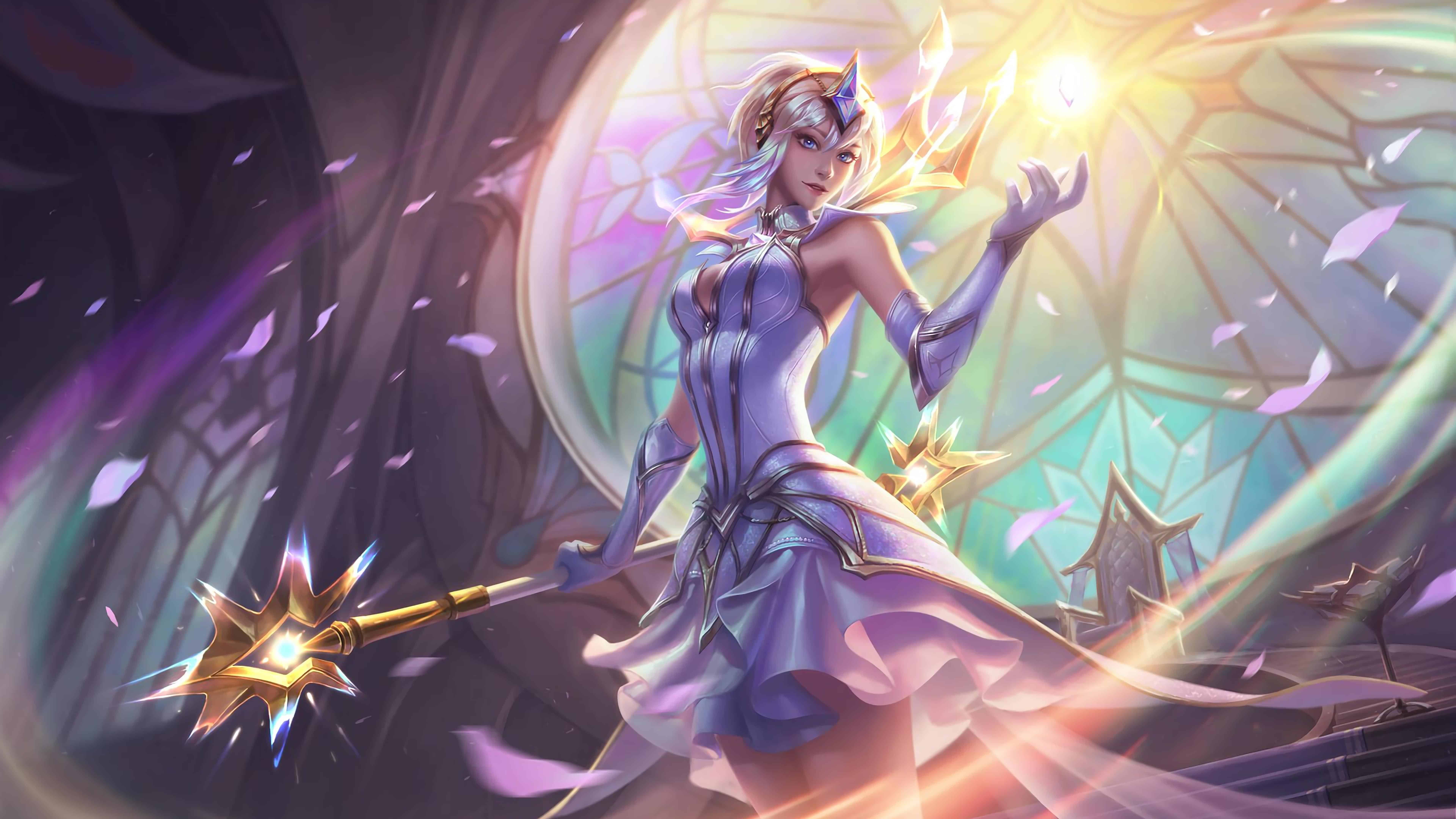 League Of Legends Lux Uhd 8k Wallpaper - Lux Elementalista Wallpaper Hd - HD Wallpaper 