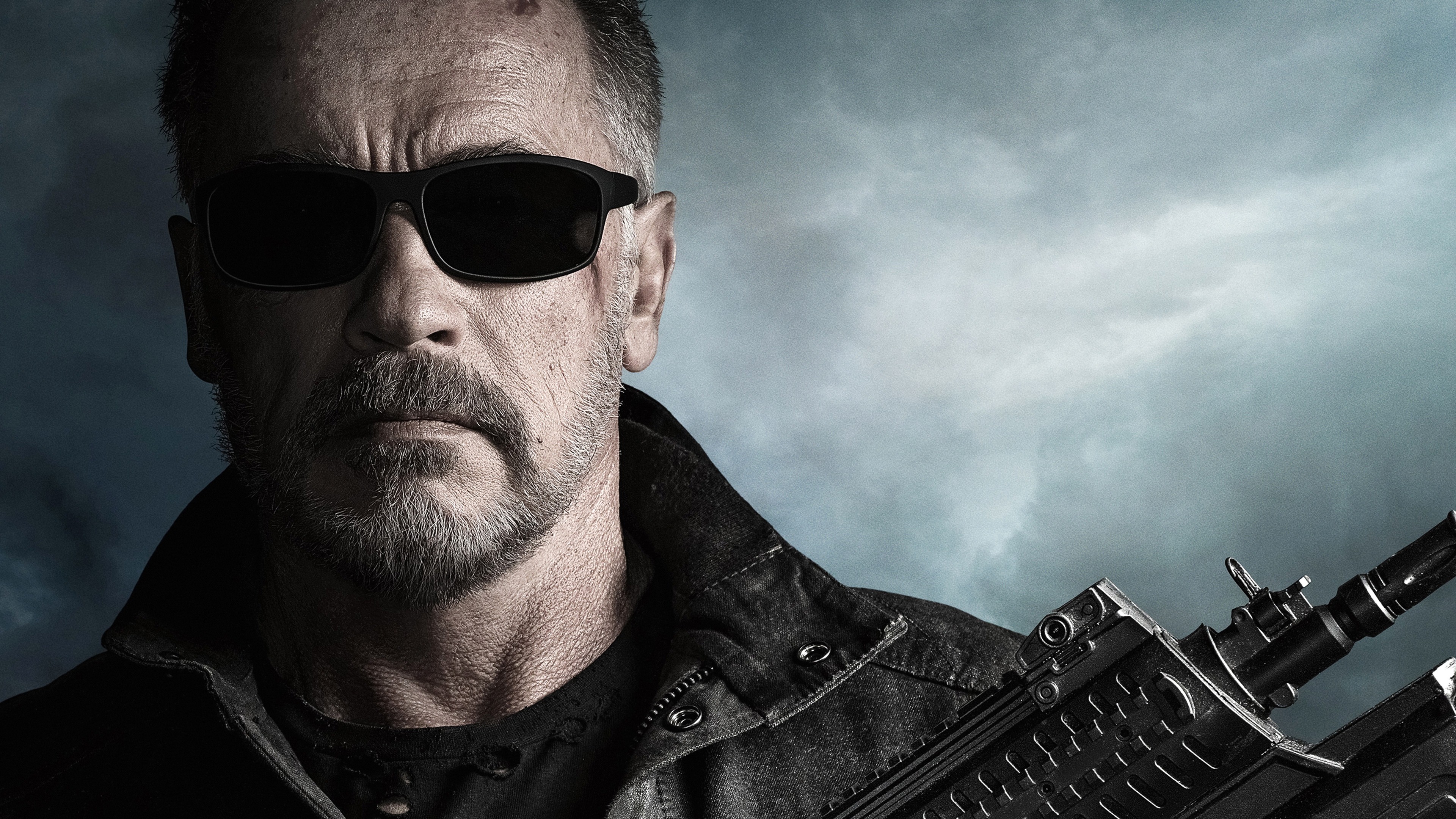 4k Wallpaper Of Terminator Dark Fate Actor Arnold Schwarzenegger - Terminator Dark Fate Arnold Schwarzenegger - HD Wallpaper 