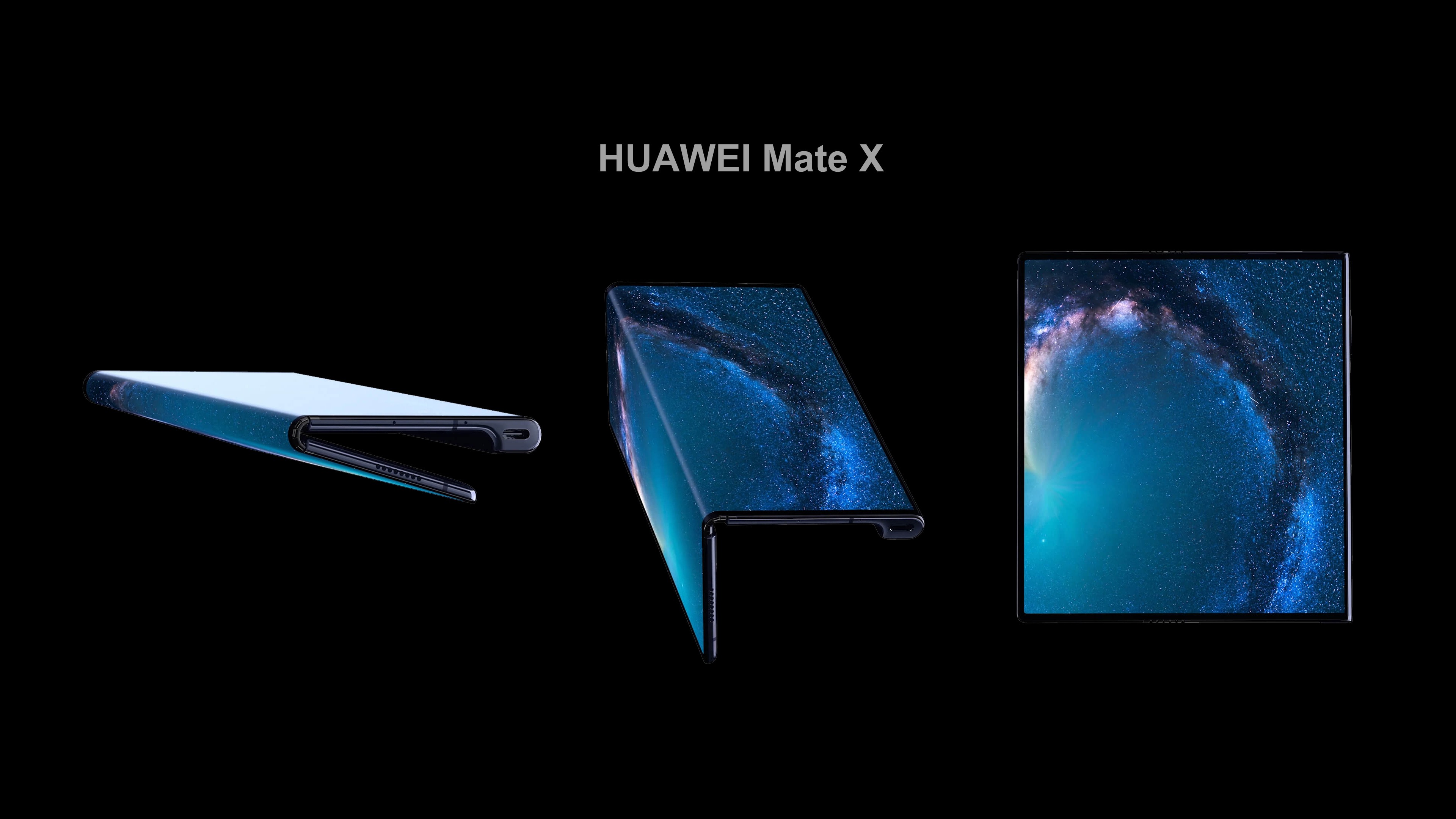 Wallpaper Huawei Mate X 5g Smartphone, Can Bend And - Display Device - HD Wallpaper 