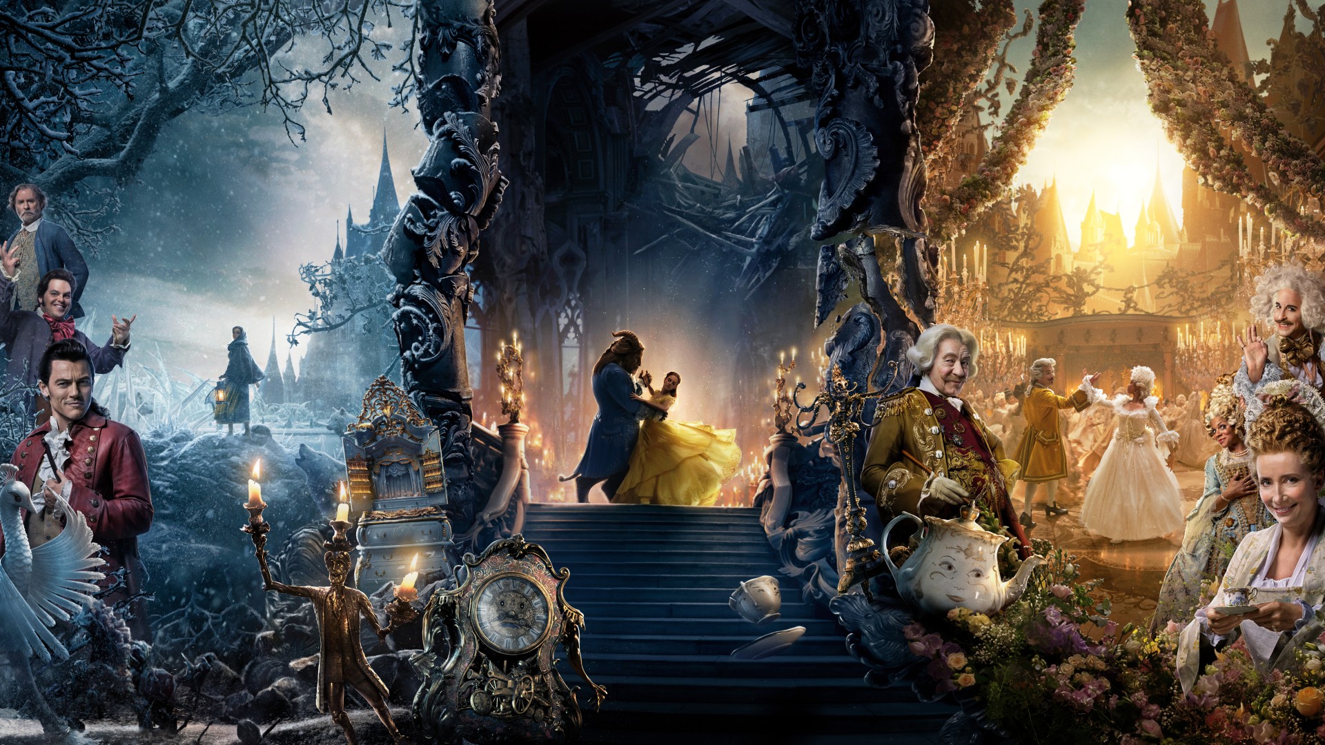 Ultra Hd Wallpapers 8k Resolution And 4k Resolution - Beauty And The Beast - HD Wallpaper 