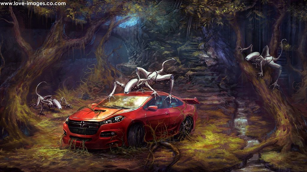 Abandoned Car - HD Wallpaper 