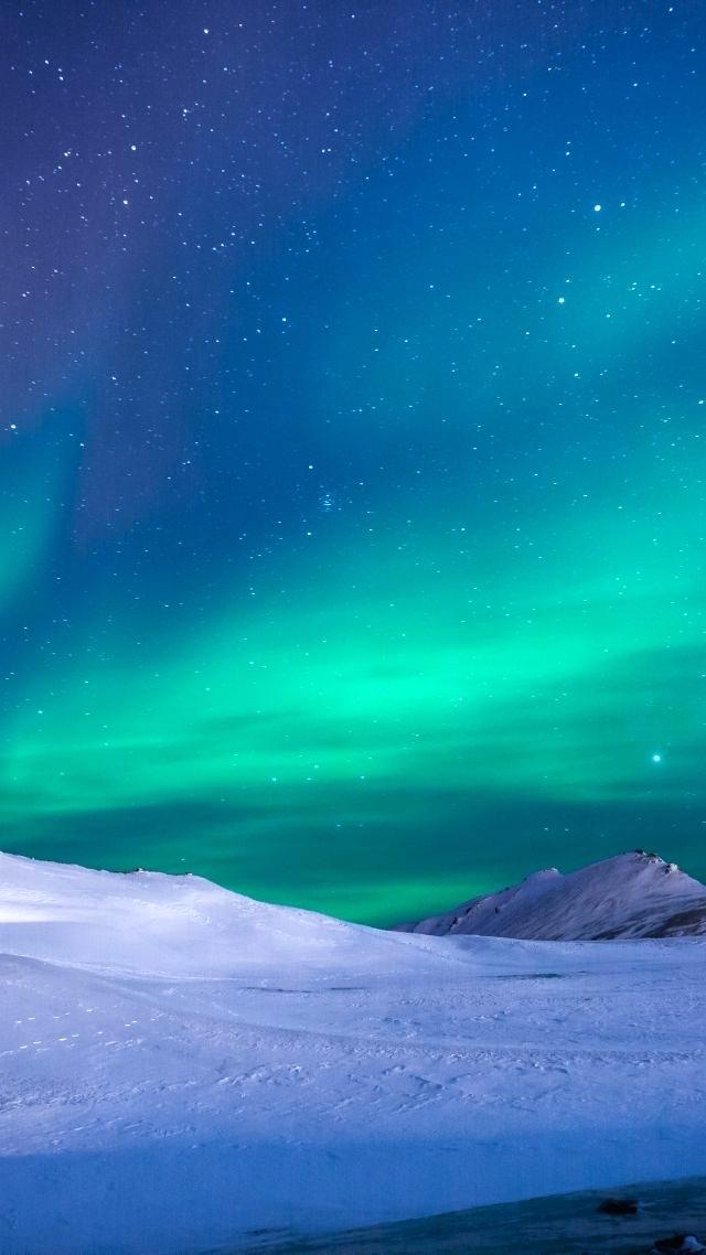 Northern Lights Wallpaper Northern Lights Sky Winter - HD Wallpaper 
