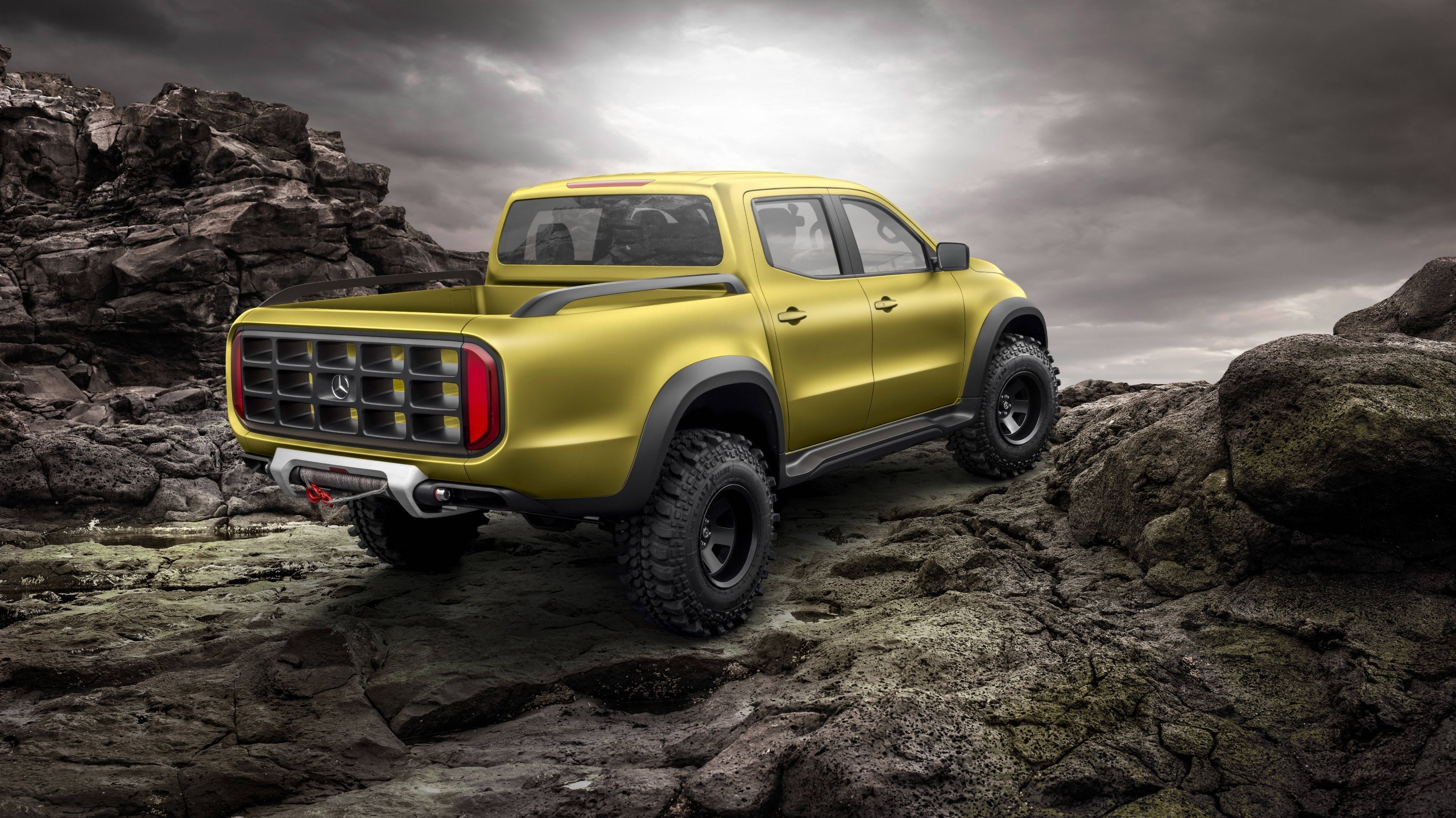 2017 Mercedes Benz Concept X Class Pickup 8k Rearsimilar - HD Wallpaper 