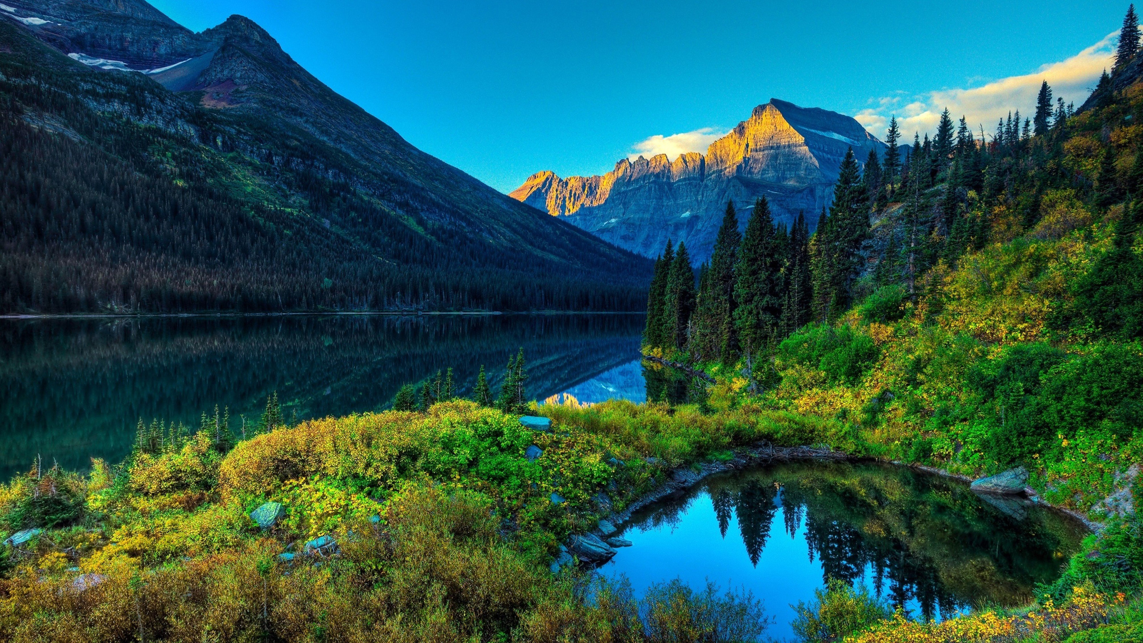 Wallpapers Tagged With Daybreak Green Mountains Nature - Fondos De Pantalla Paisajes - HD Wallpaper 